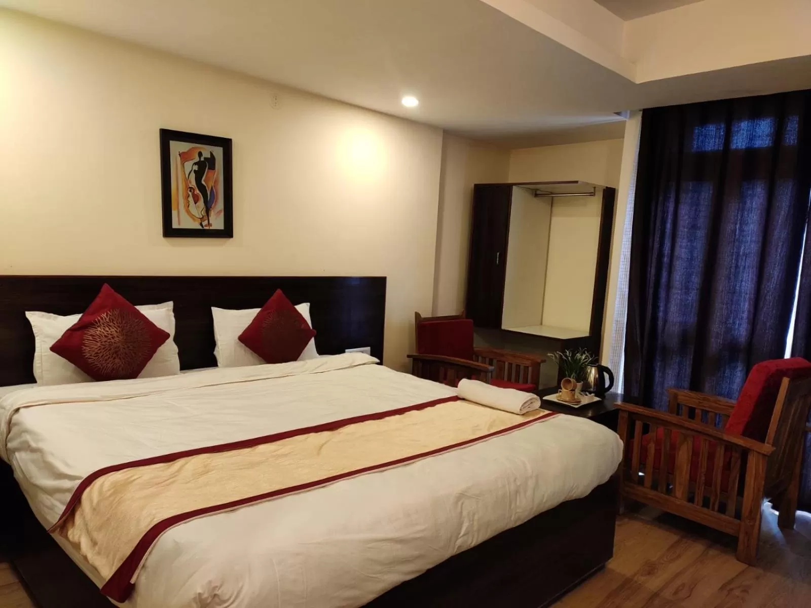 Bed in Hotel The Narayani Continental