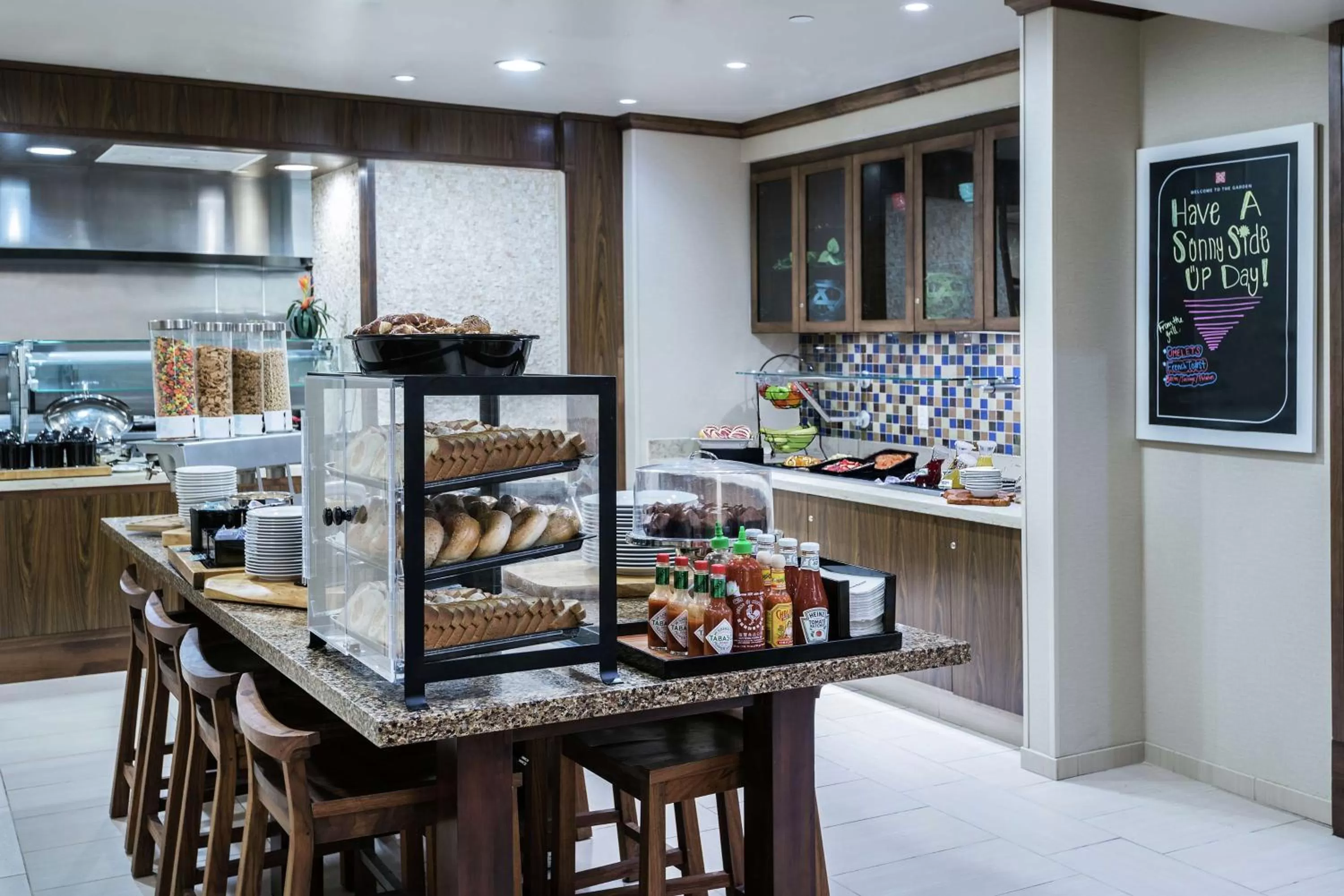 Breakfast in Hilton Garden Inn San Antonio/Rim Pass Drive