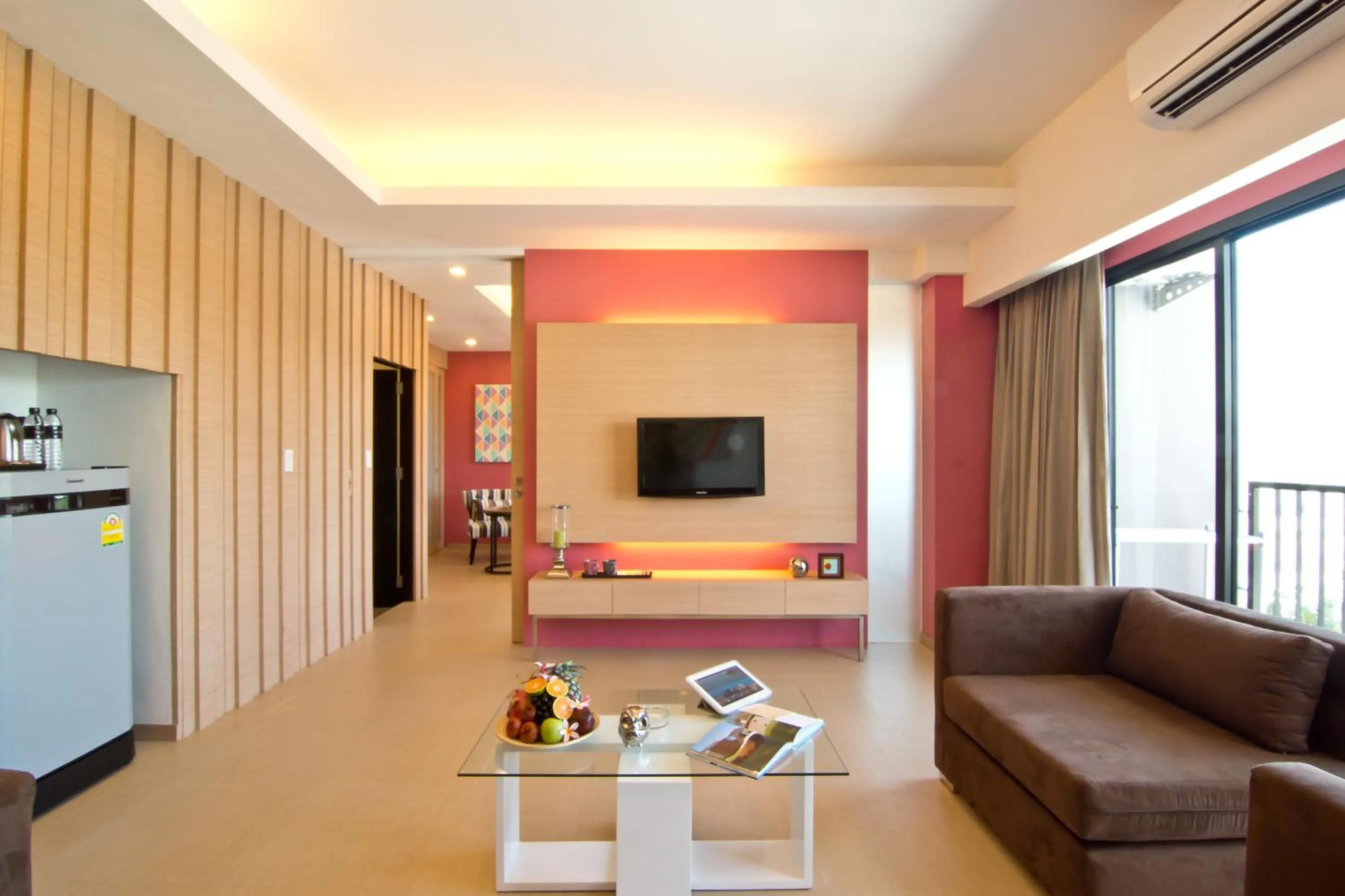 Living room in Hotel J Residence Pattaya