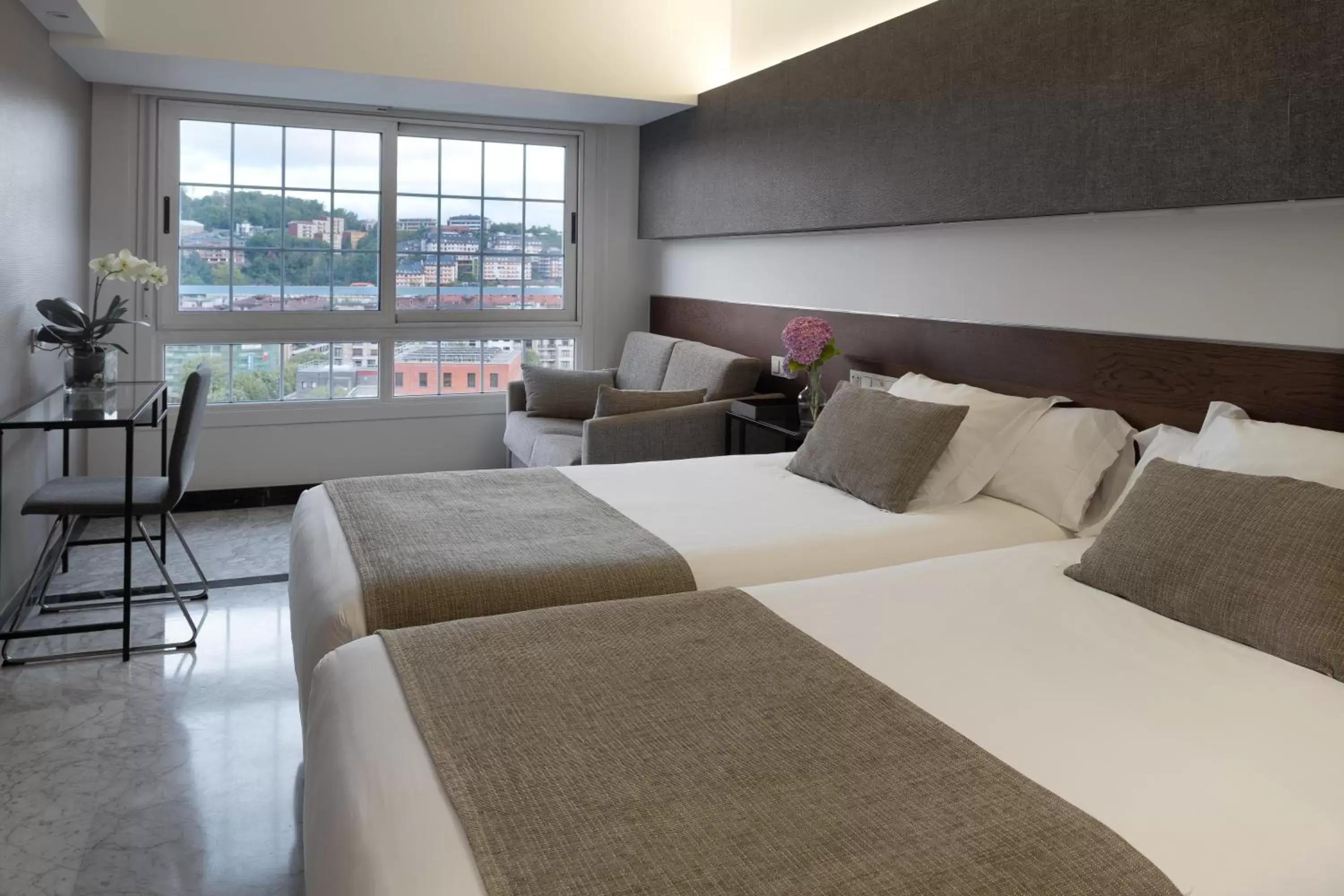 Superior Twin Room with City View in Hotel Avenida Superior Twin Room with City View in Hotel Avenida