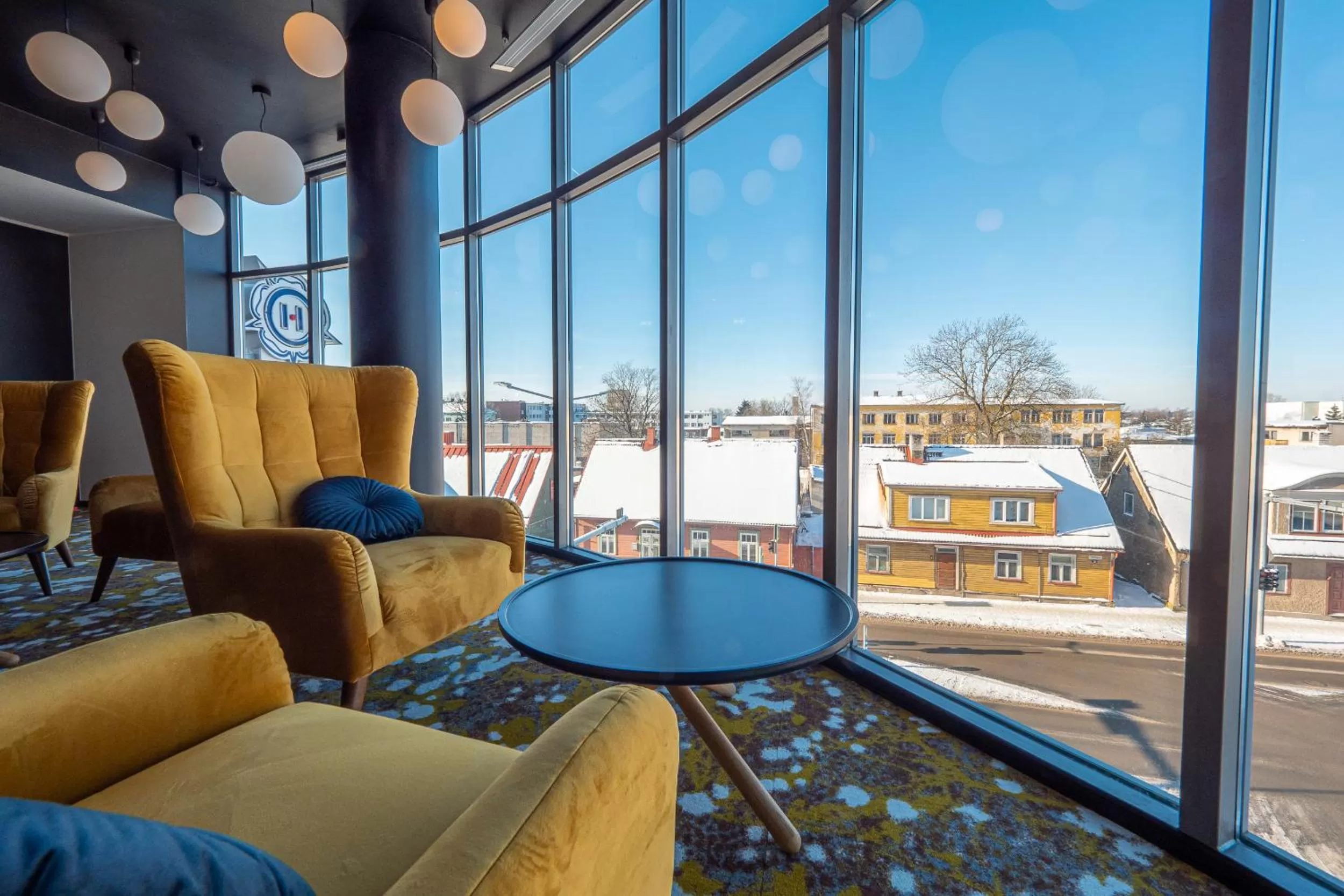 Lobby or reception in Centrum Hotel Viljandi