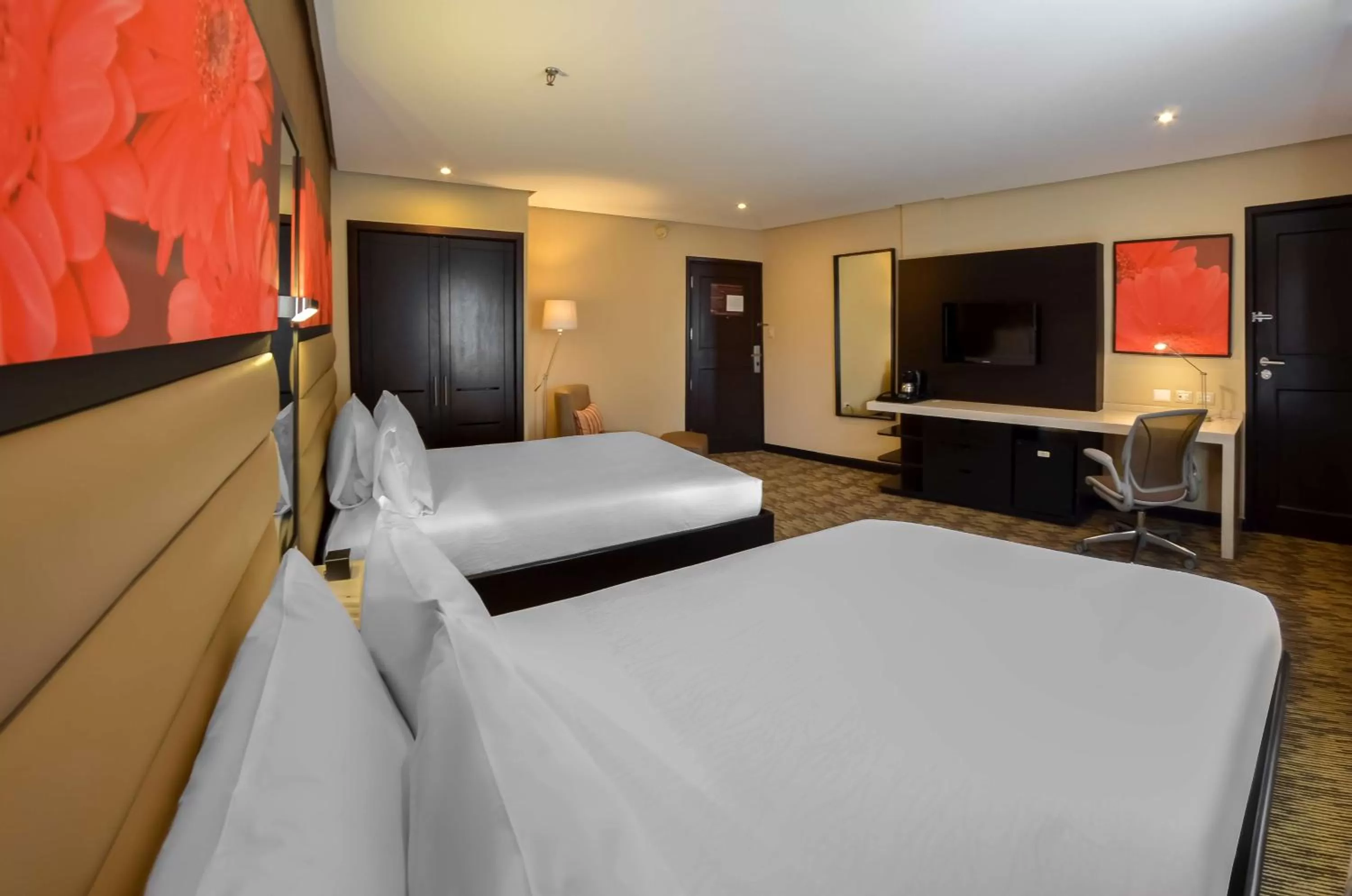 Bed in Hilton Garden Inn Guatemala City