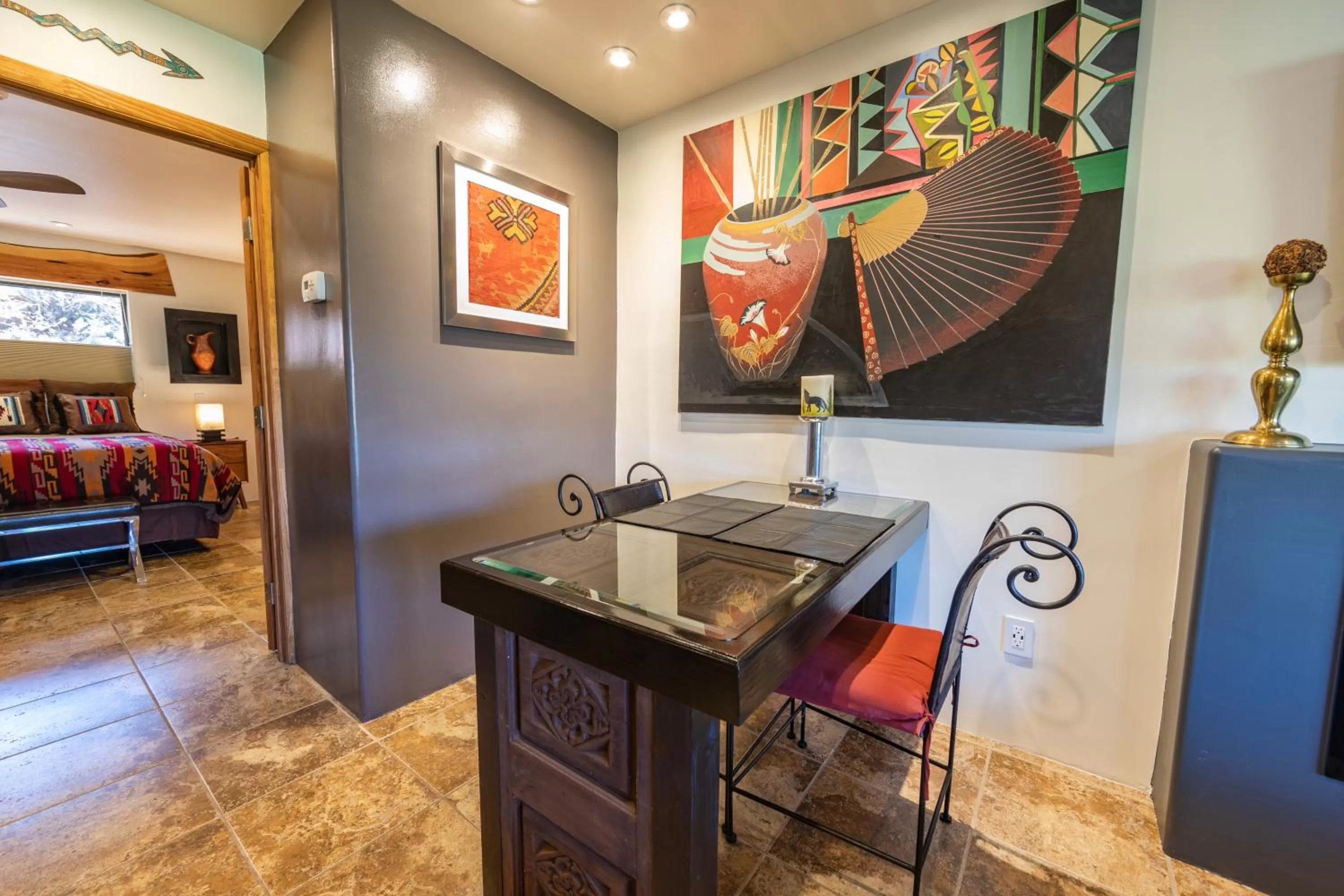 Dining area in A Sunset Chateau