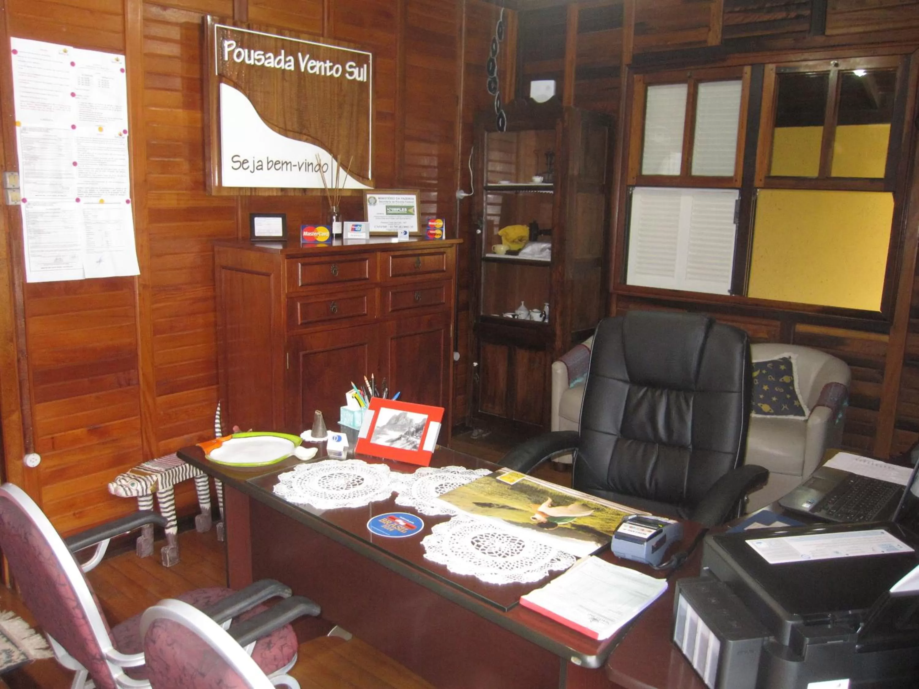 Lobby or reception in Pousada Vento Sul