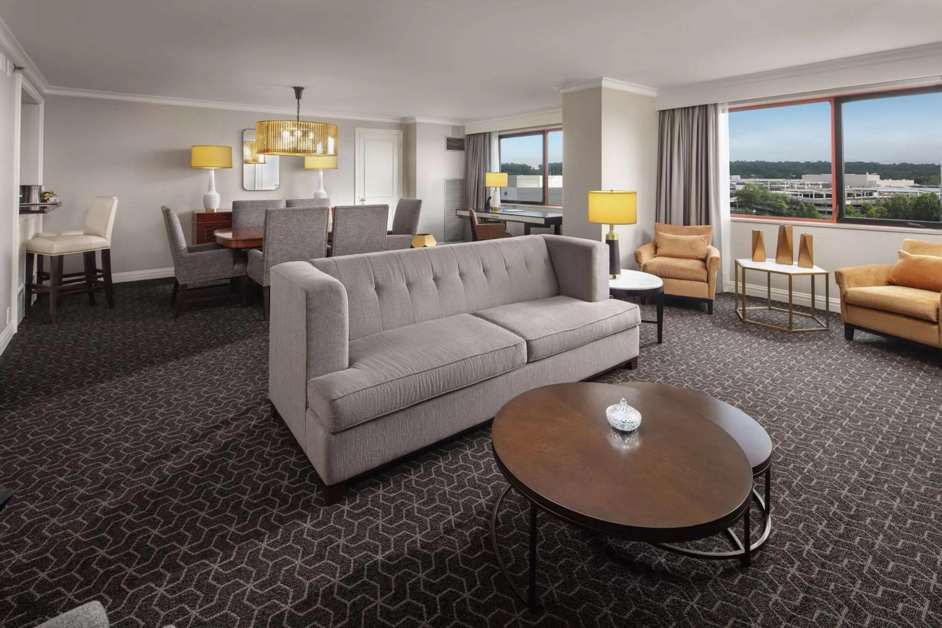 Living room in Hilton Short Hills