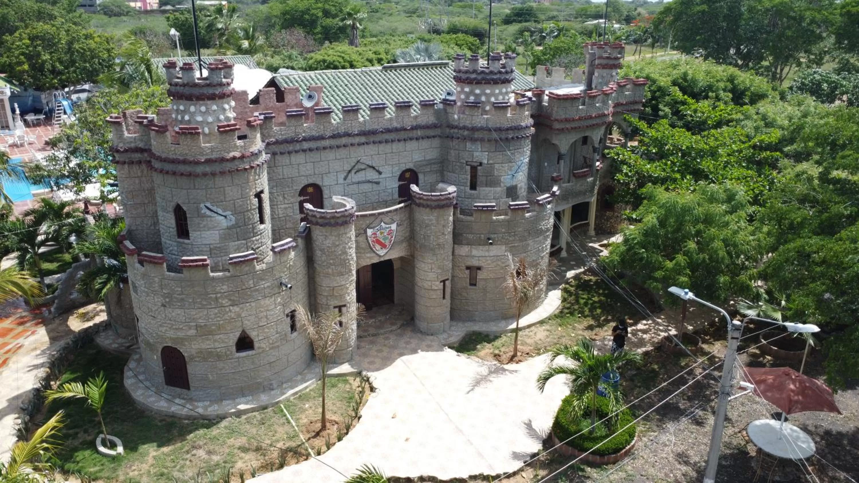 Property building in Eco-Hotel Villa Elina