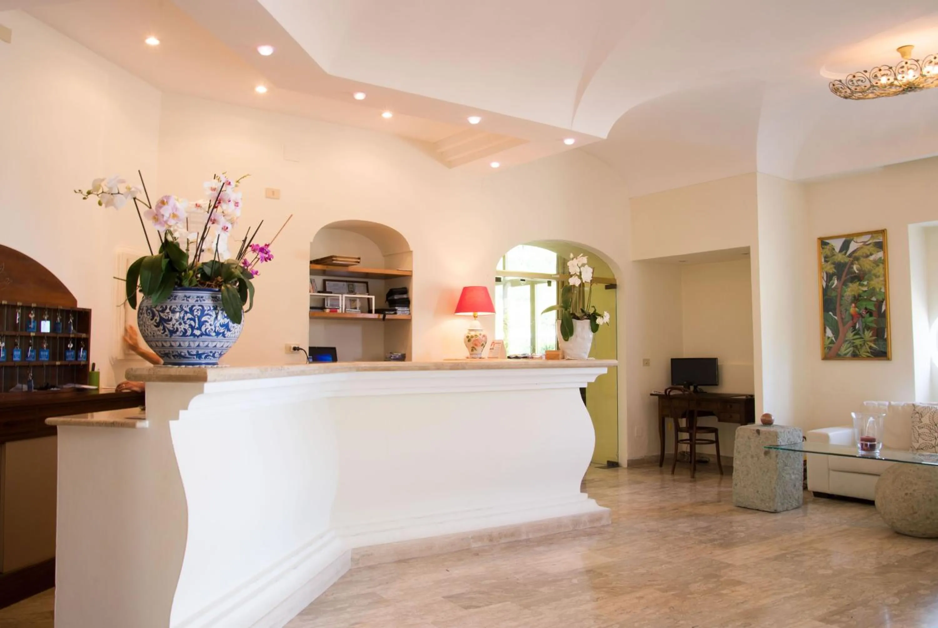 Lobby or reception in Hotel Internazionale