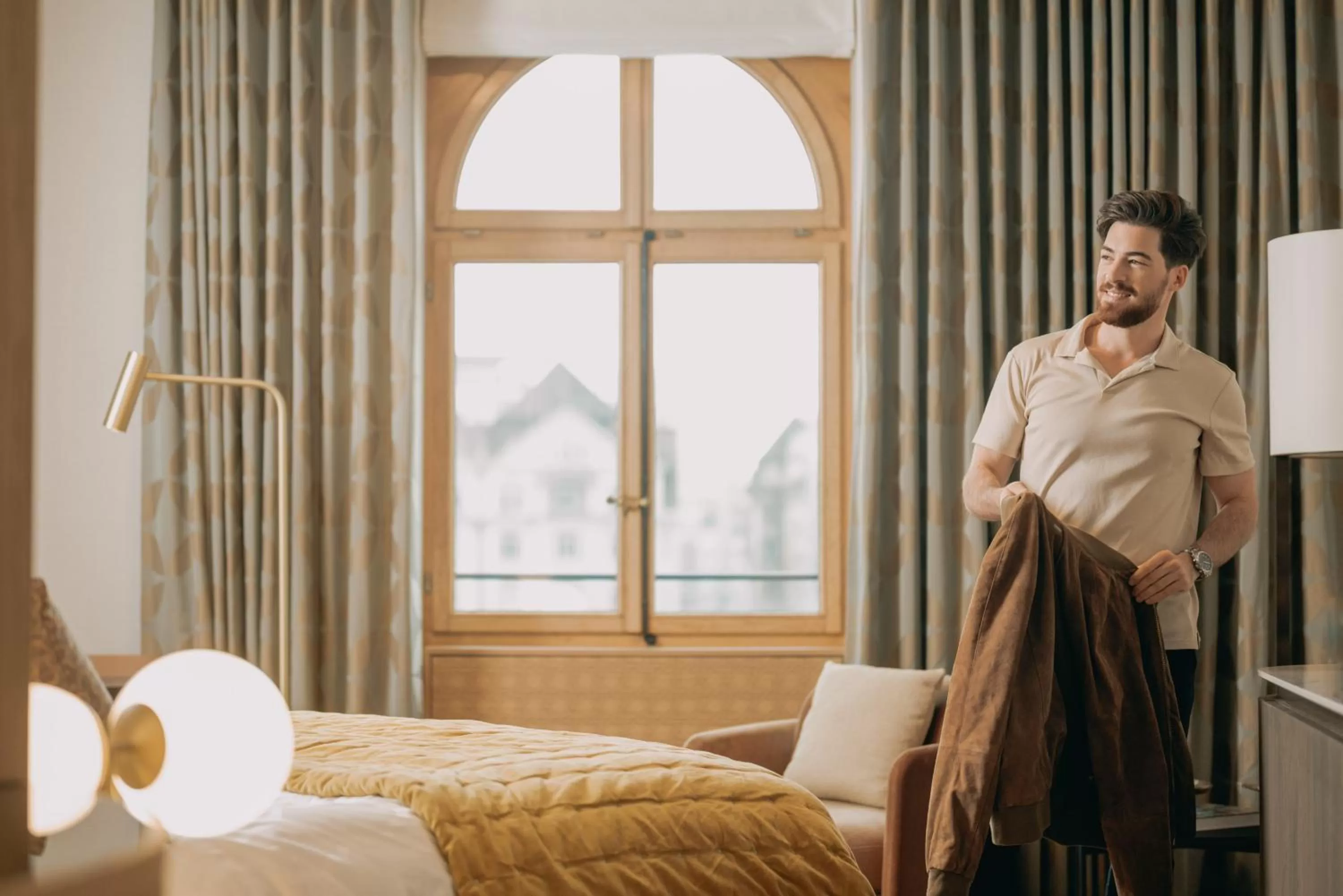 Bedroom, Bed in Hotel Märthof Basel