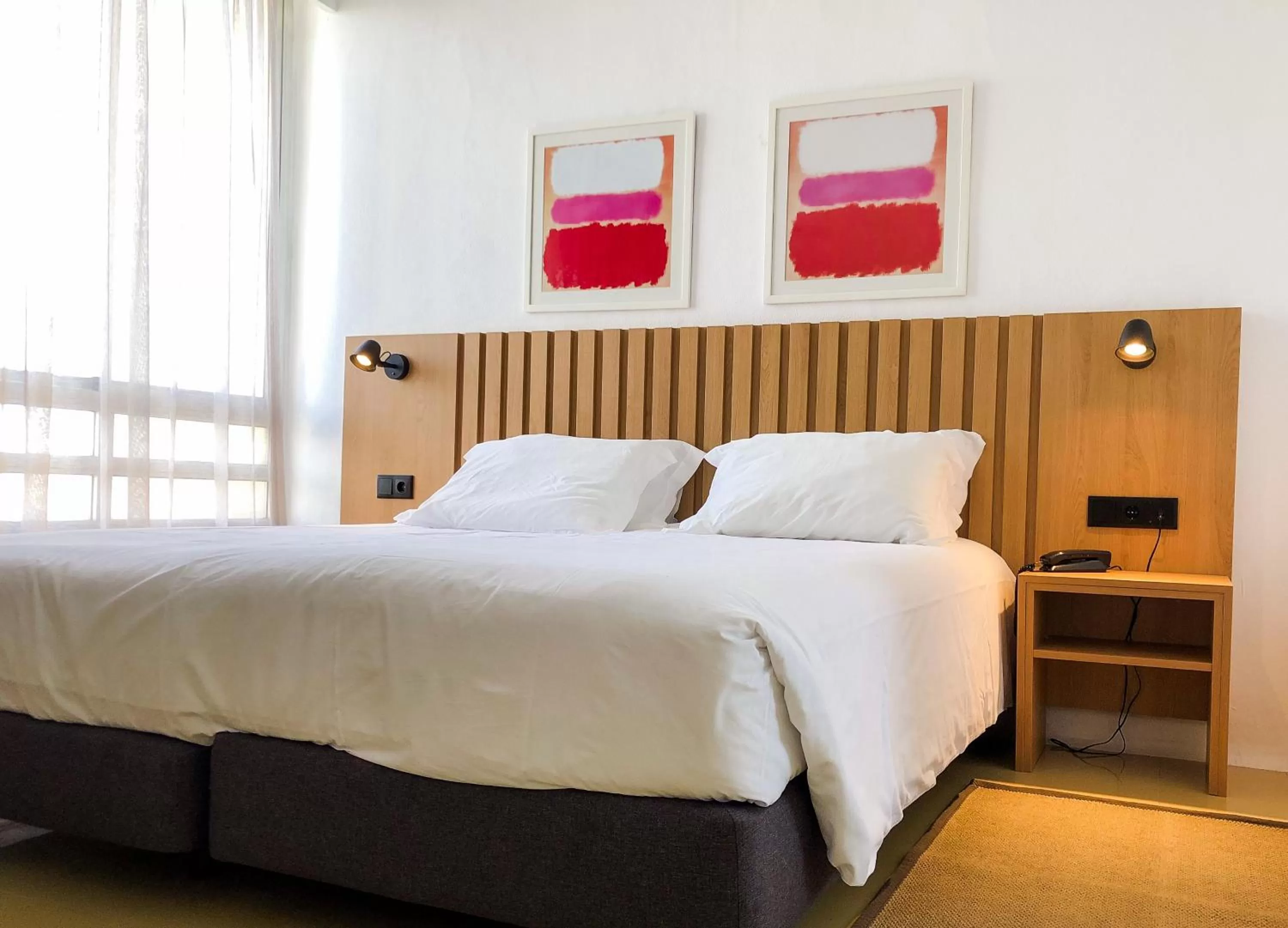 Bedroom, Bed in Hotel Apartamento Foz Atlantida