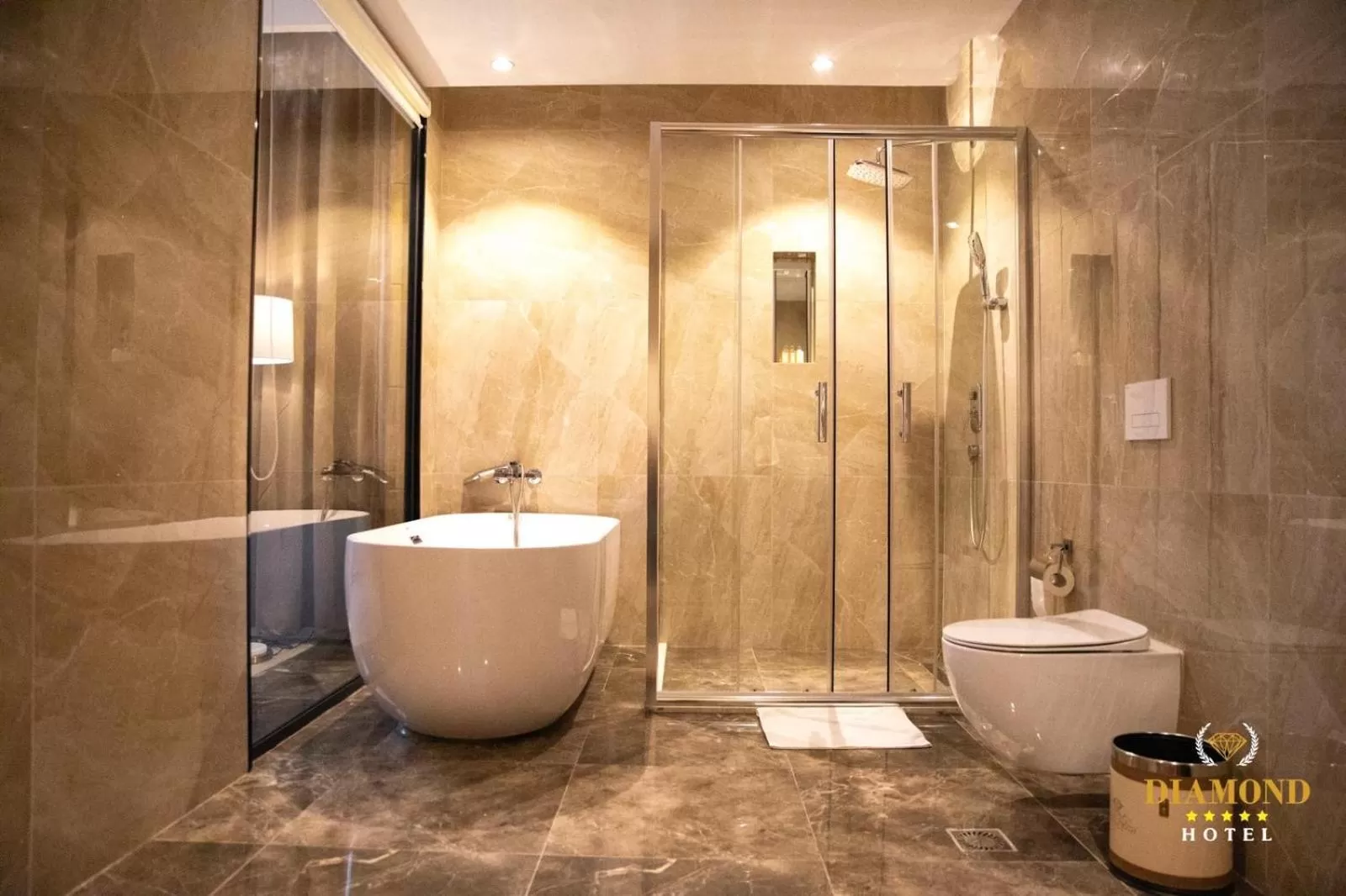 Shower, Bathroom in Hotel Diamond Prishtina