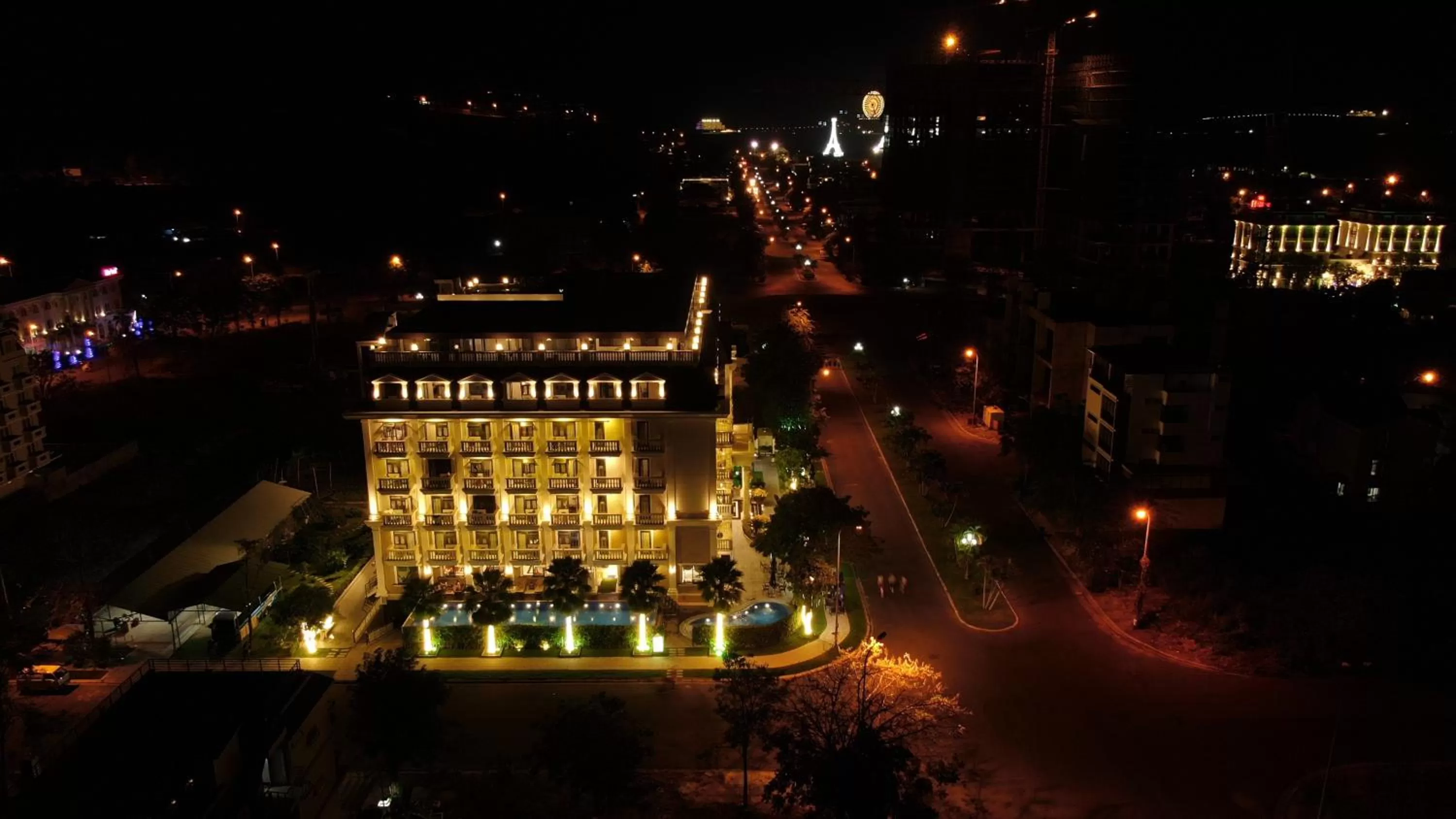Bird's eye view in Orbit Hotel Nha Trang