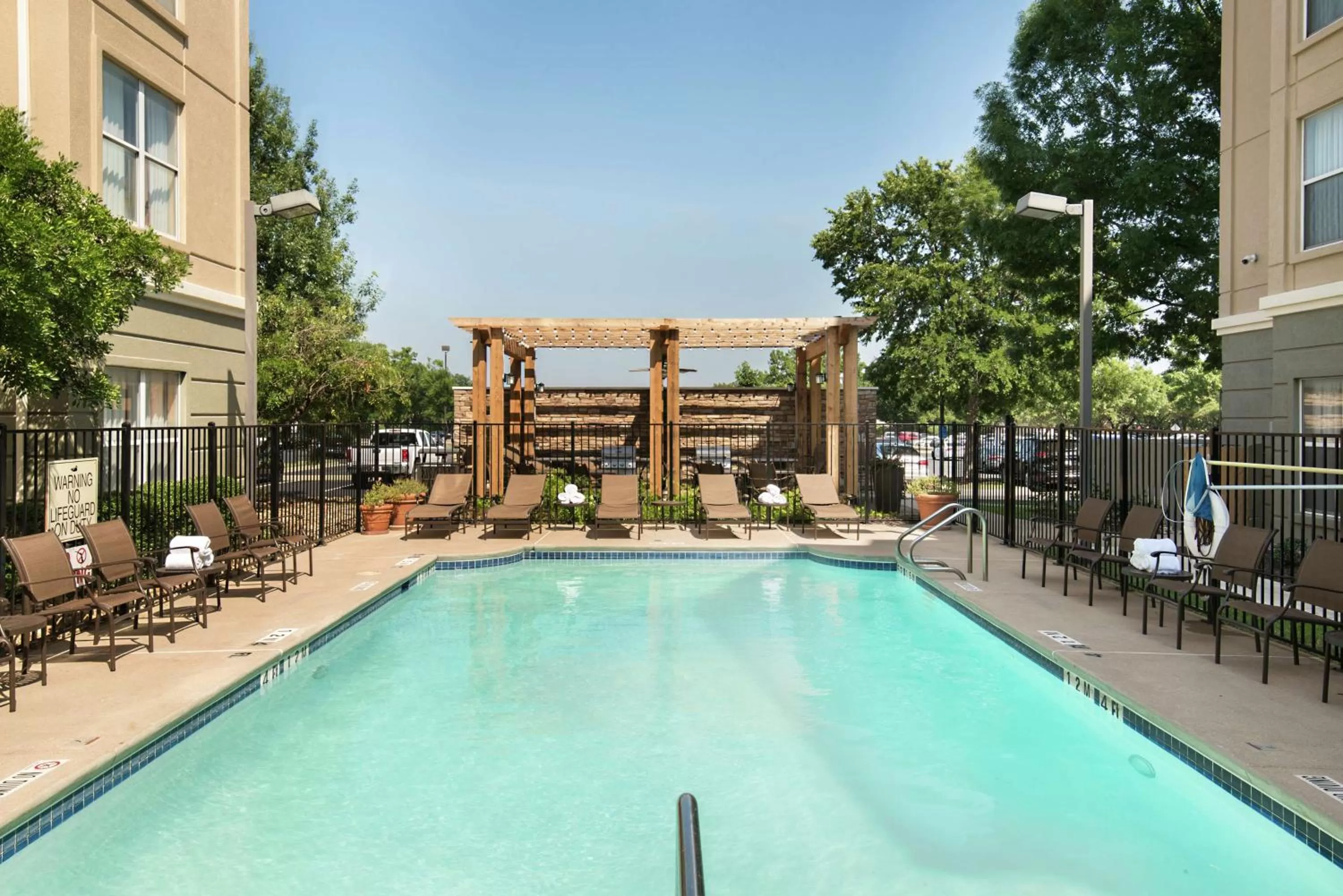 Pool view in Homewood Suites by Hilton Austin South