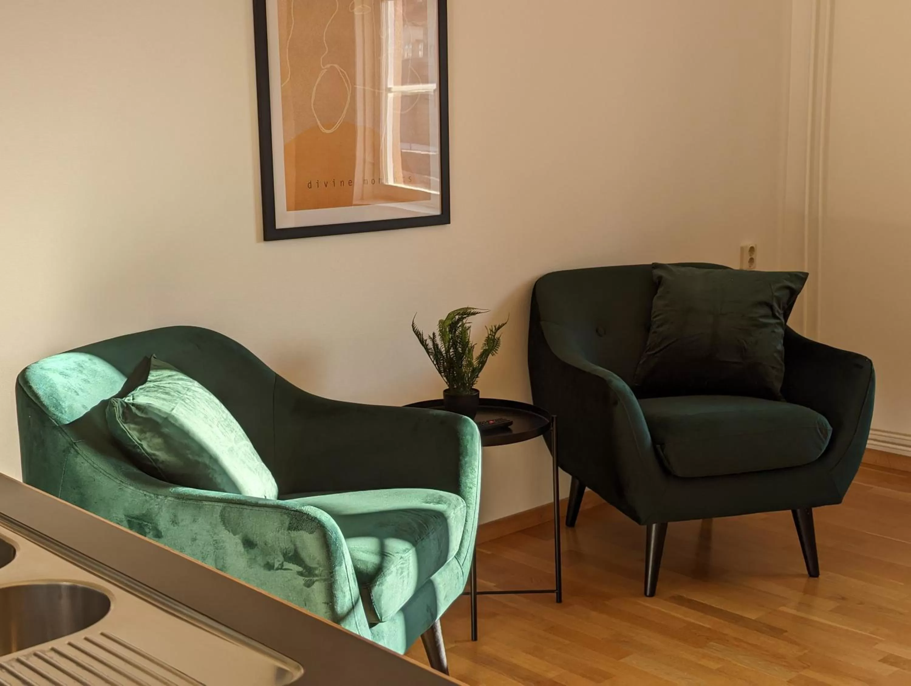 Seating area in Hotell Bro