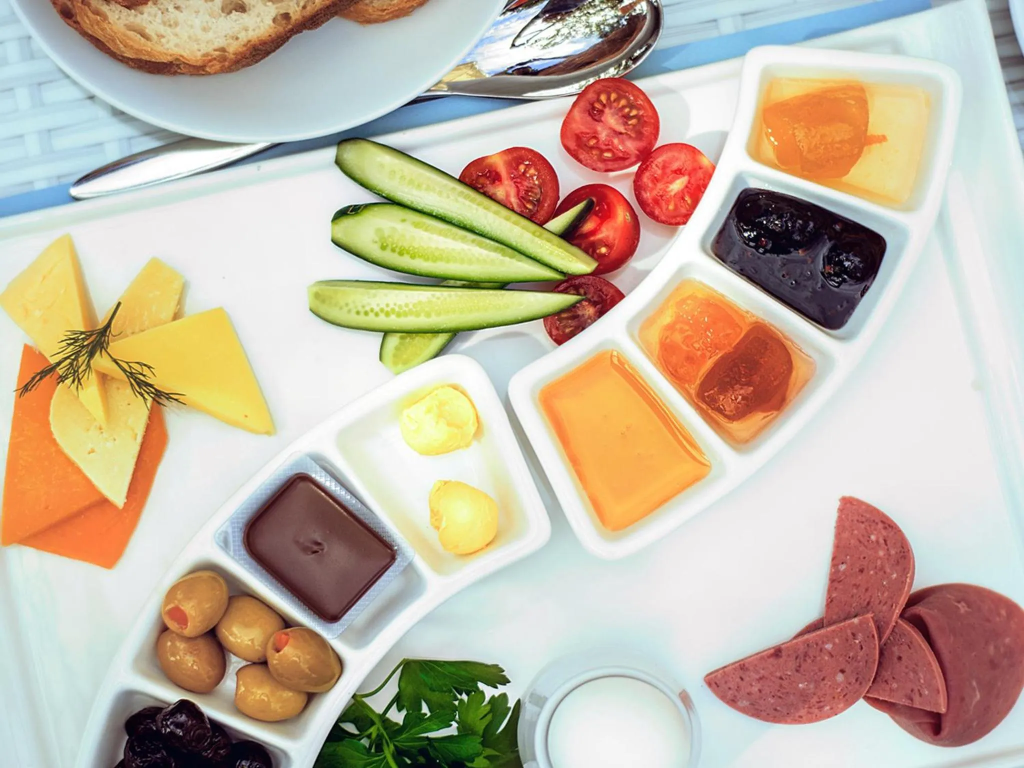 Buffet breakfast in Taksim Hotel V Plus