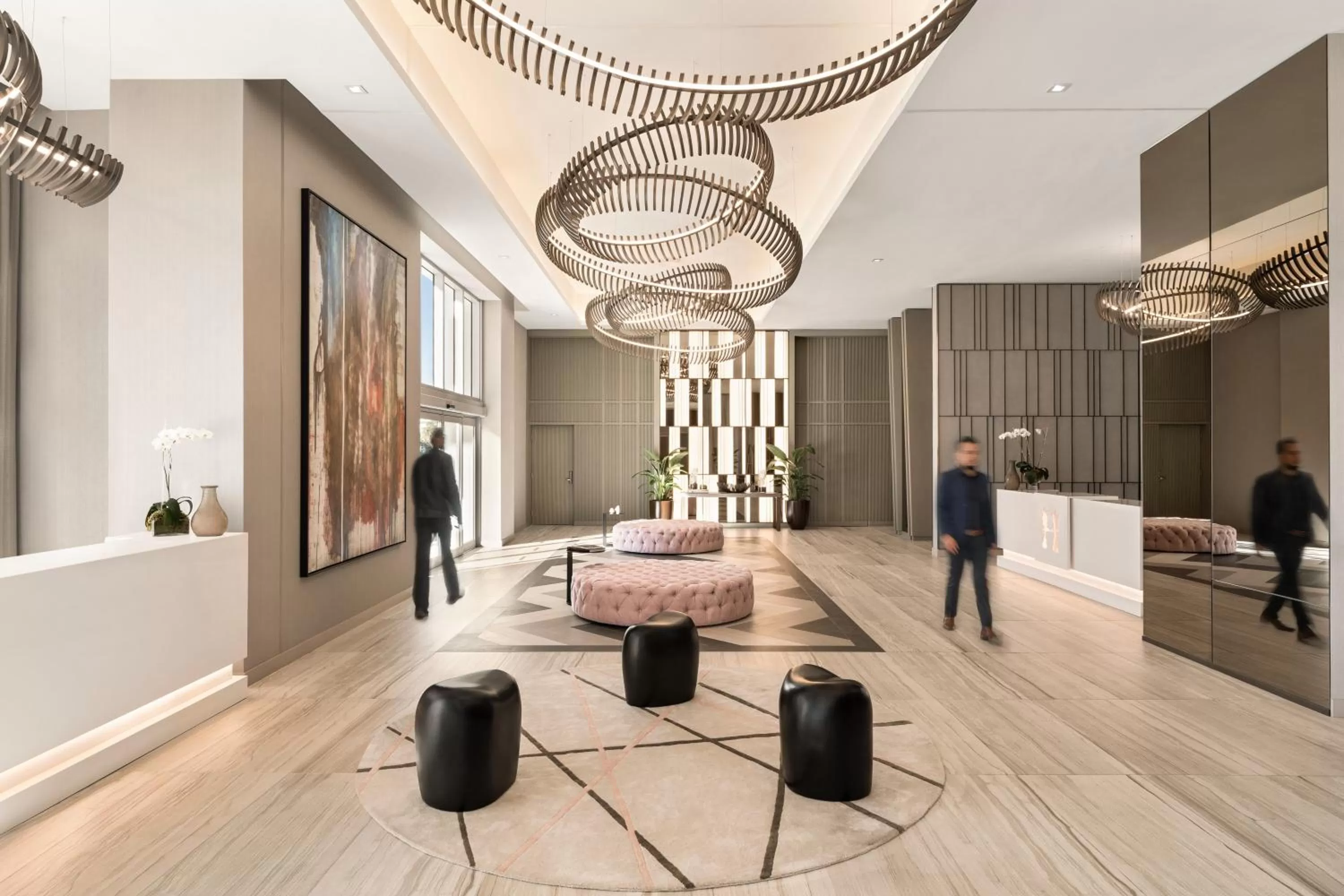 Living room in Hyde Beach House