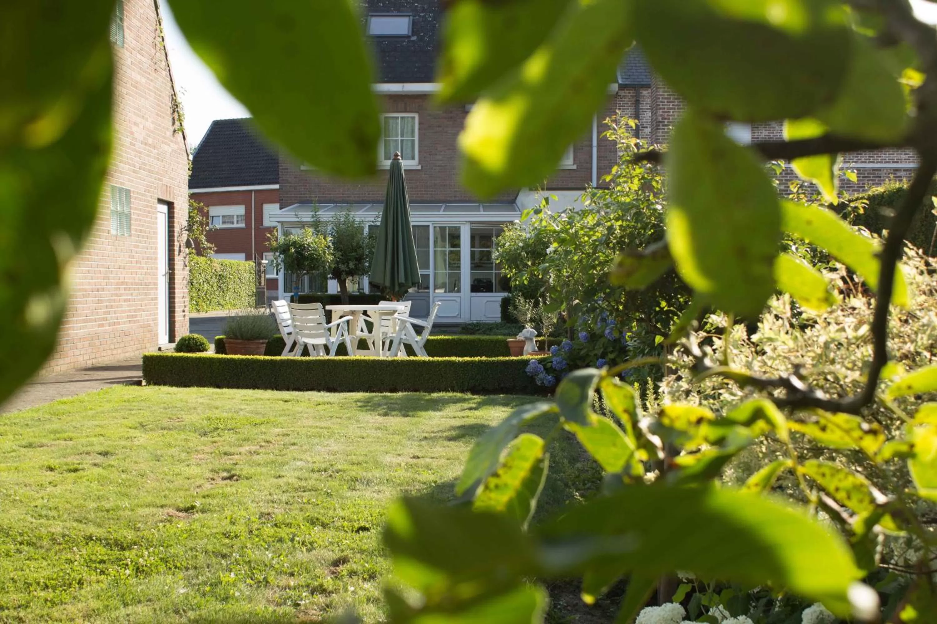 Garden in B&B Den Boomgaard Moorsel