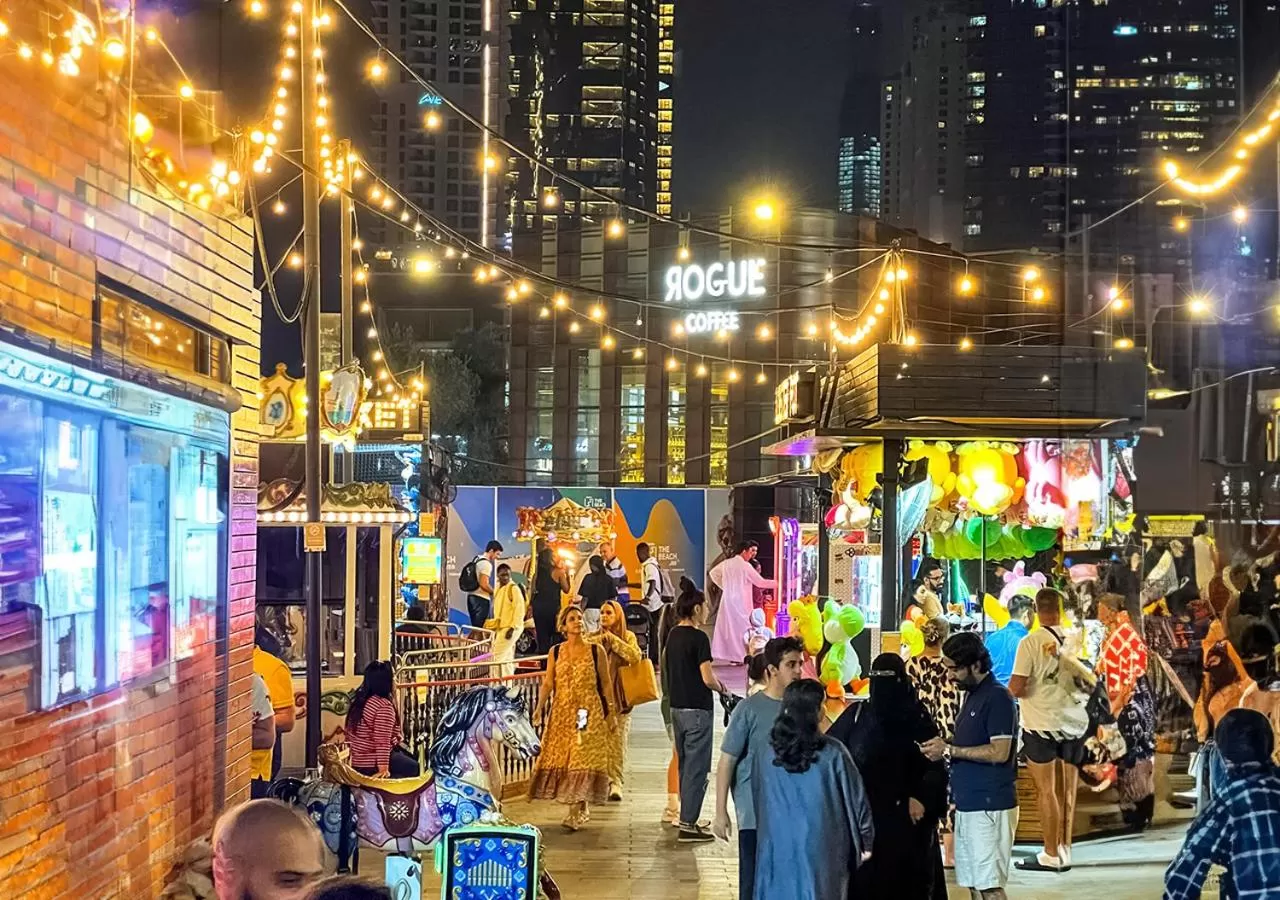 Night in Ramada Hotel, Suites and Apartments by Wyndham Dubai JBR