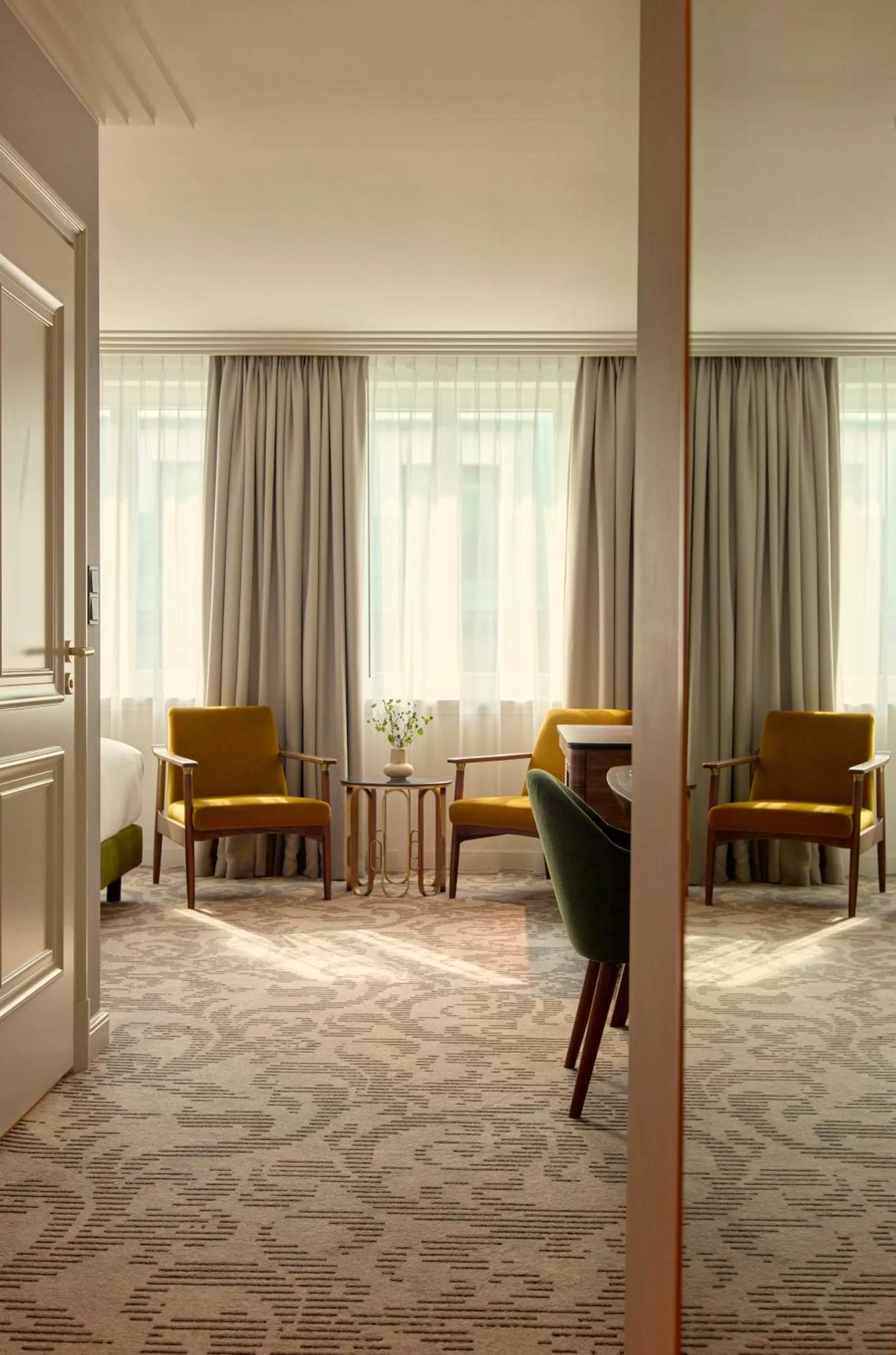 Seating area in Hotel Saski Krakow Curio Collection by Hilton