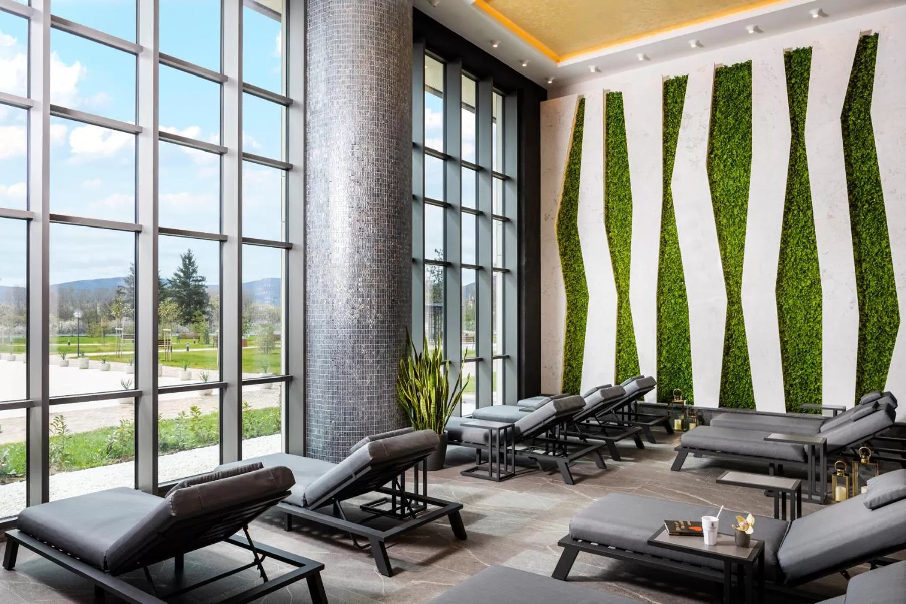 sunbed in Kings' Valley Medical & Spa Hotel