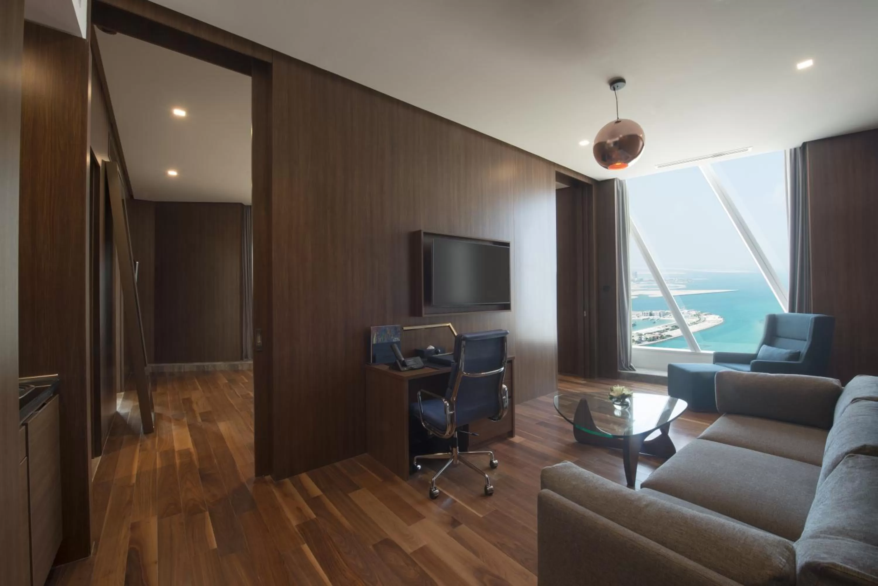 Seating area in Wyndham Grand Manama