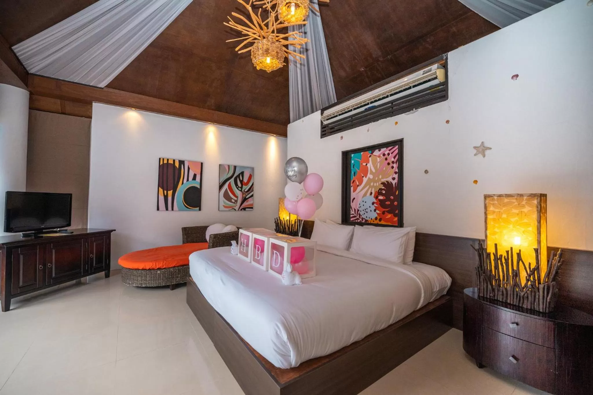 Bathroom, Bed in Dhevan Dara Resort & Spa Hua Hin - Pool Villa