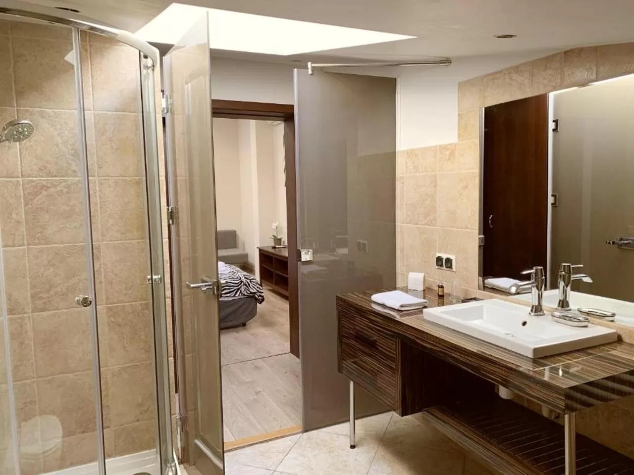 Shower in GRONO Apartamenty