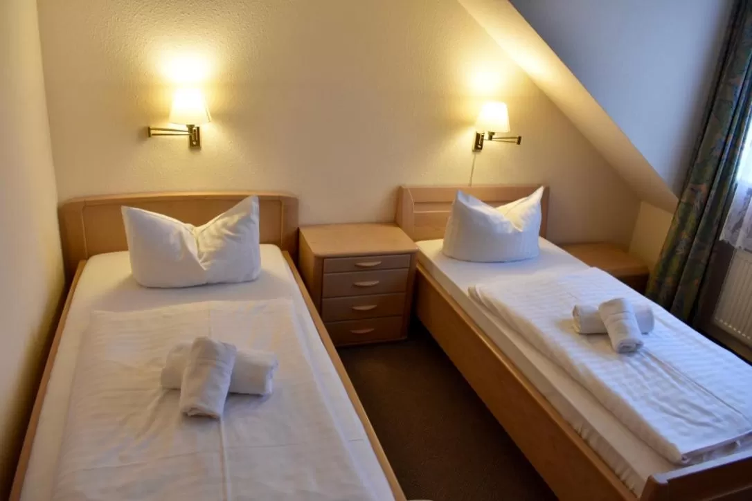 Bed in Hotel Trebeltal