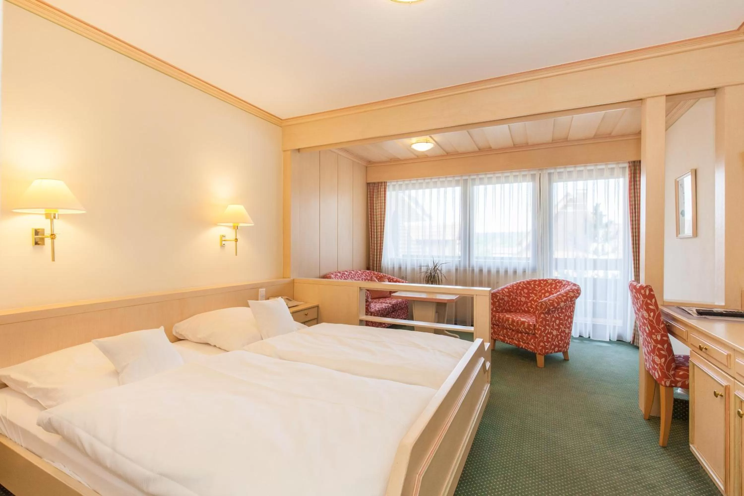 Bed in Landgasthof Hotel Hirsch