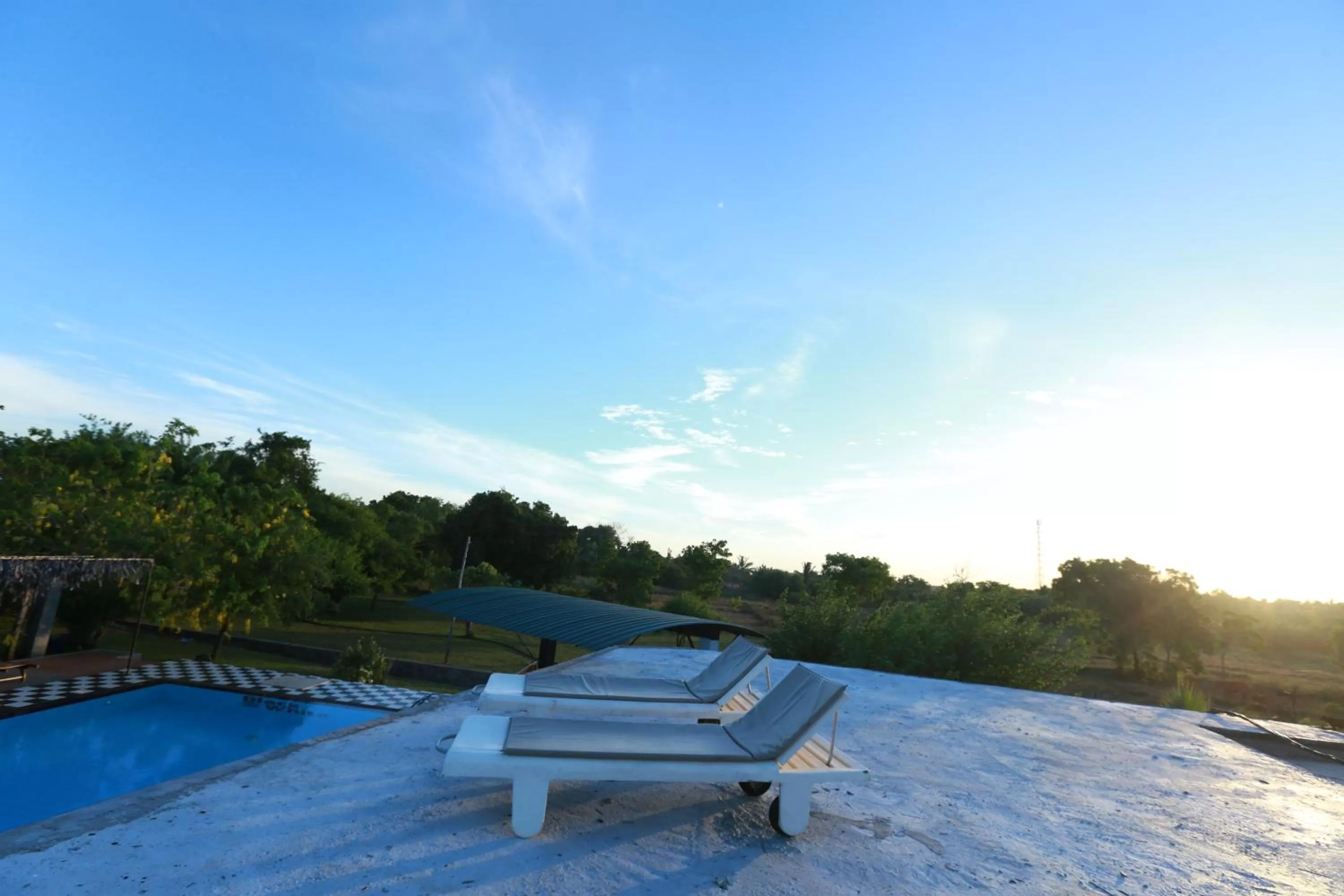 Sunset in Eco Hotel Black & White - Anuradhapura