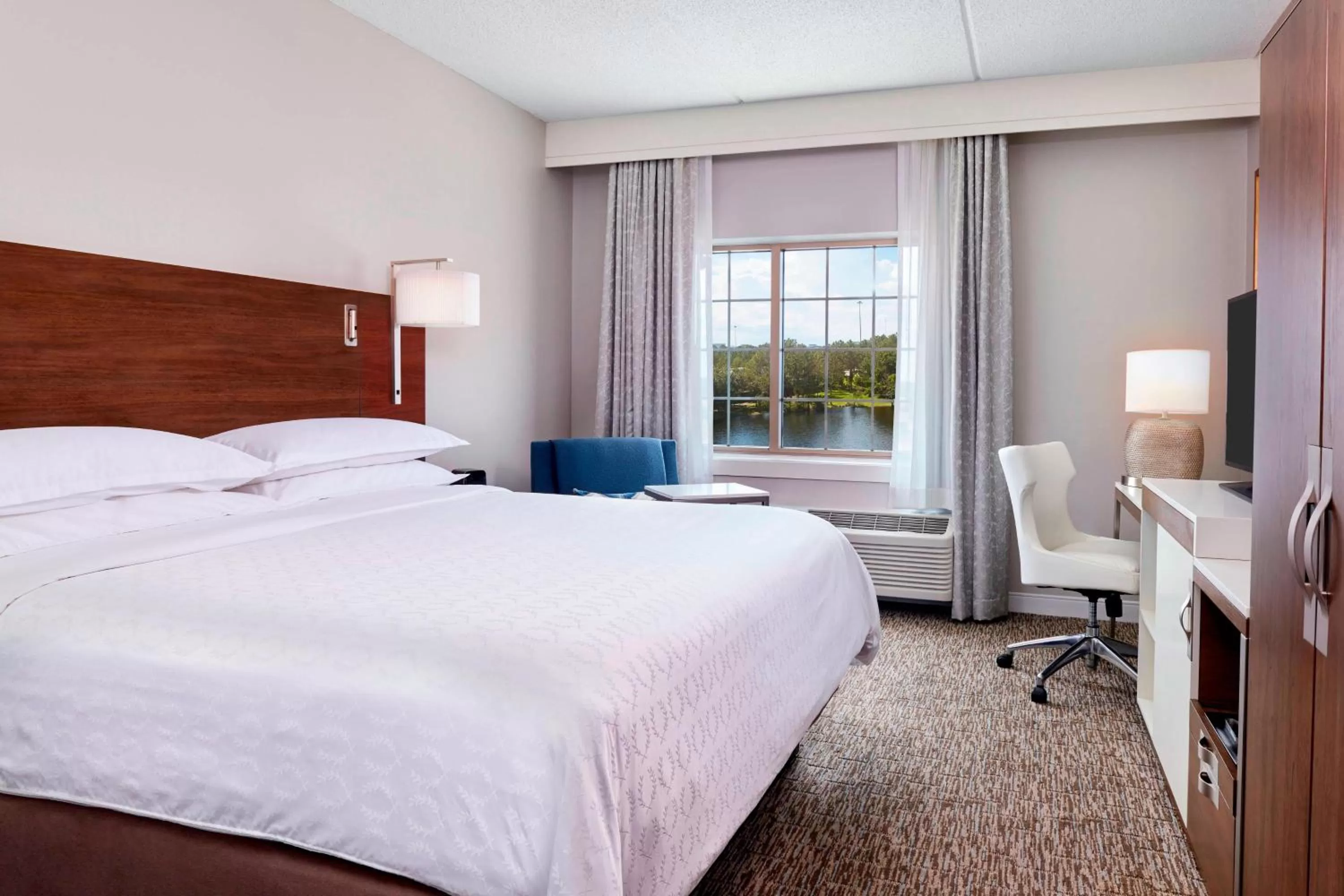 Photo of the whole room, Bed in Sheraton Jacksonville Hotel