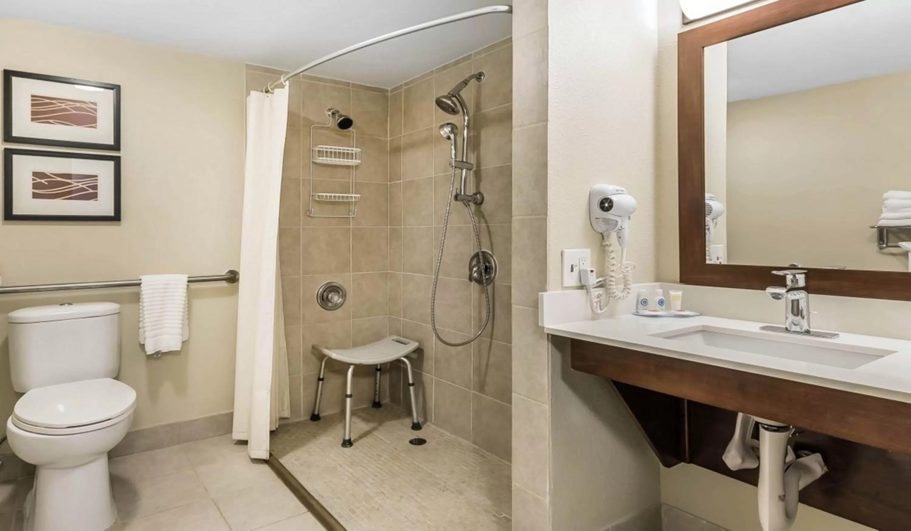 Toilet in Country Inn & Suites by Radisson, St Petersburg - Clearwater, FL