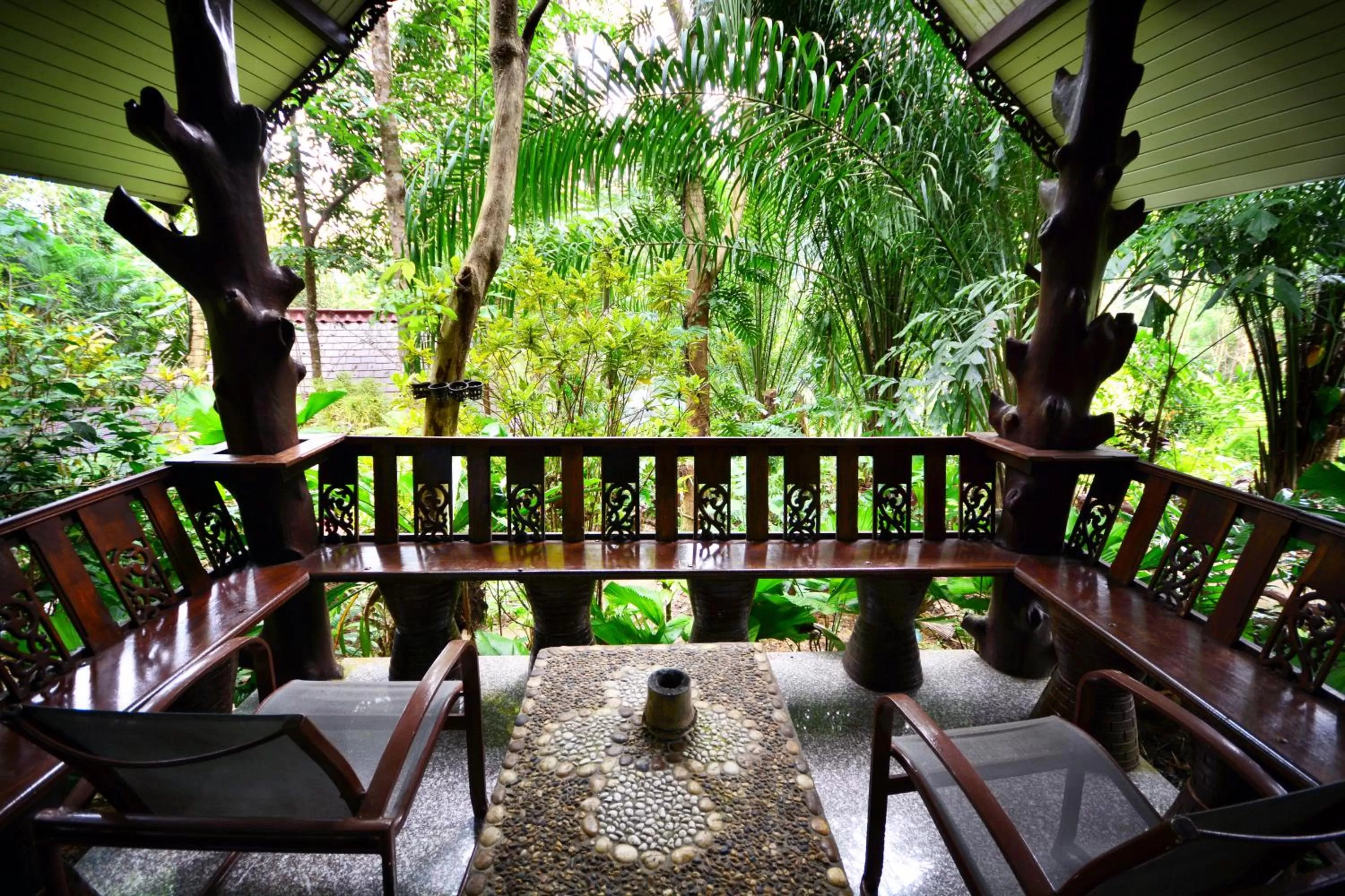 Balcony/Terrace in Khao Sok Las Orquideas Resort
