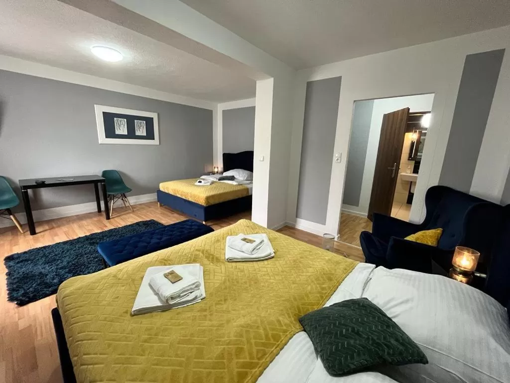 Photo of the whole room, Bed in Great Polonia Strzegom City Center