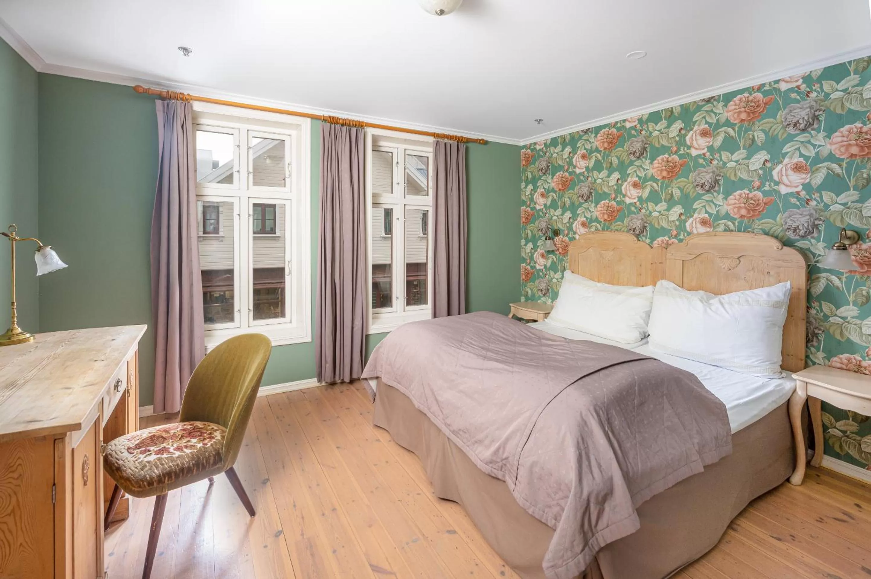 Bed in GamlaVærket Gjæstgiveri og Tracteringssted