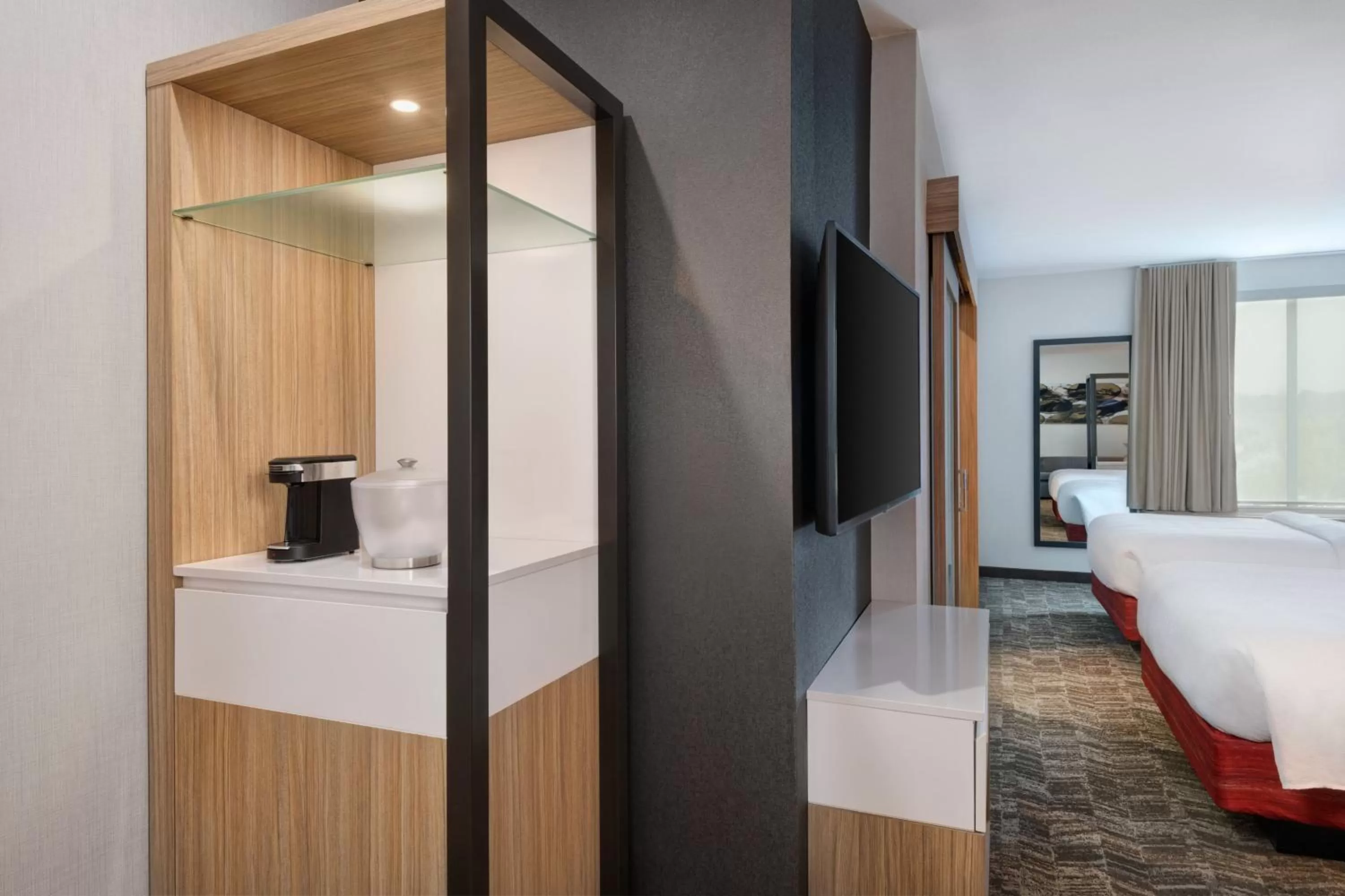Bedroom, Bed in SpringHill Suites by Marriott Weatherford Willow Park