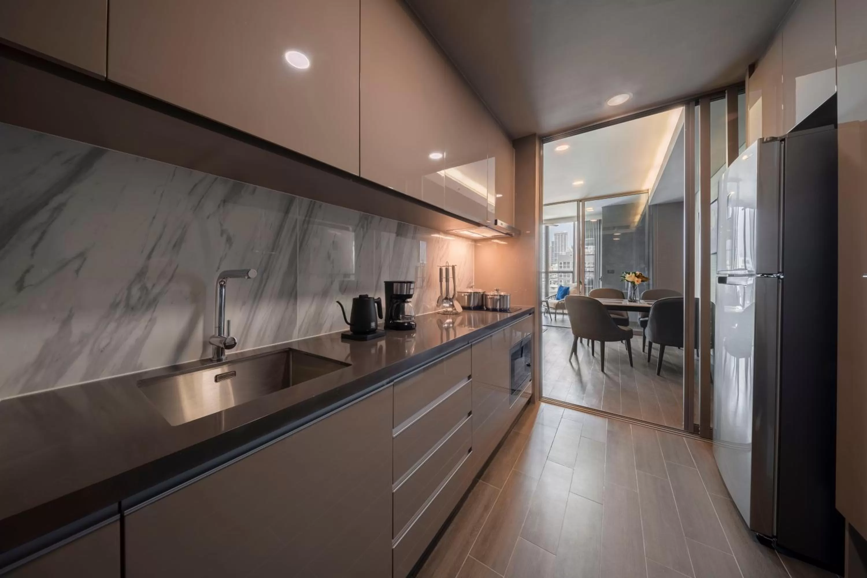 Kitchen or kitchenette in Wyndham Bangkok Queen Convention Centre