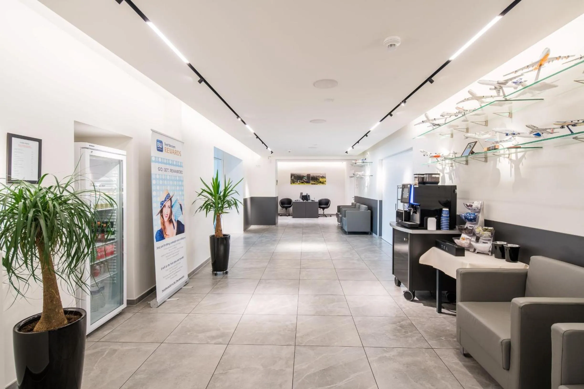 Communal lounge/ TV room in Best Western Hotel St. Michael