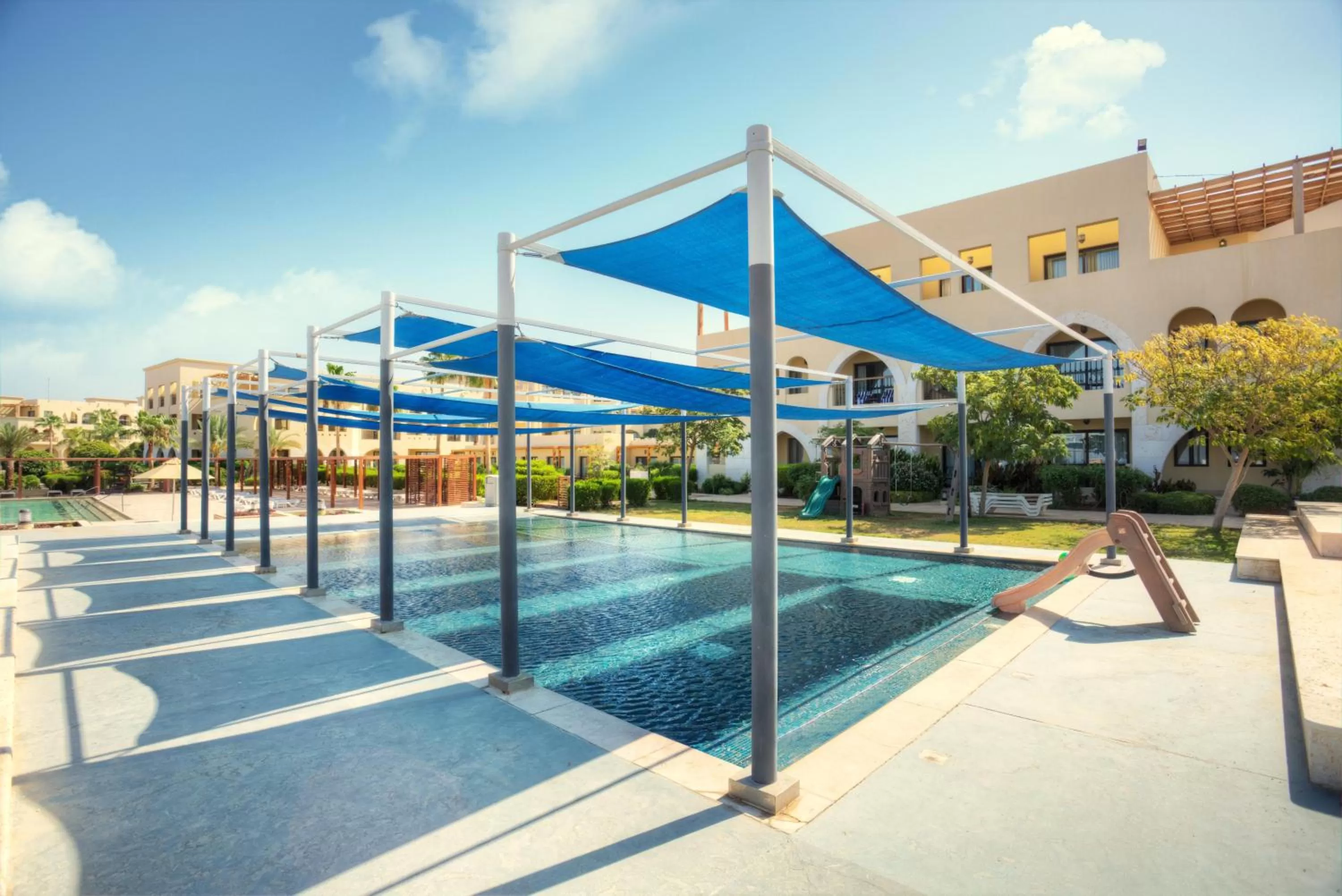 Swimming pool in Grand Tala Bay Resort, Aqaba