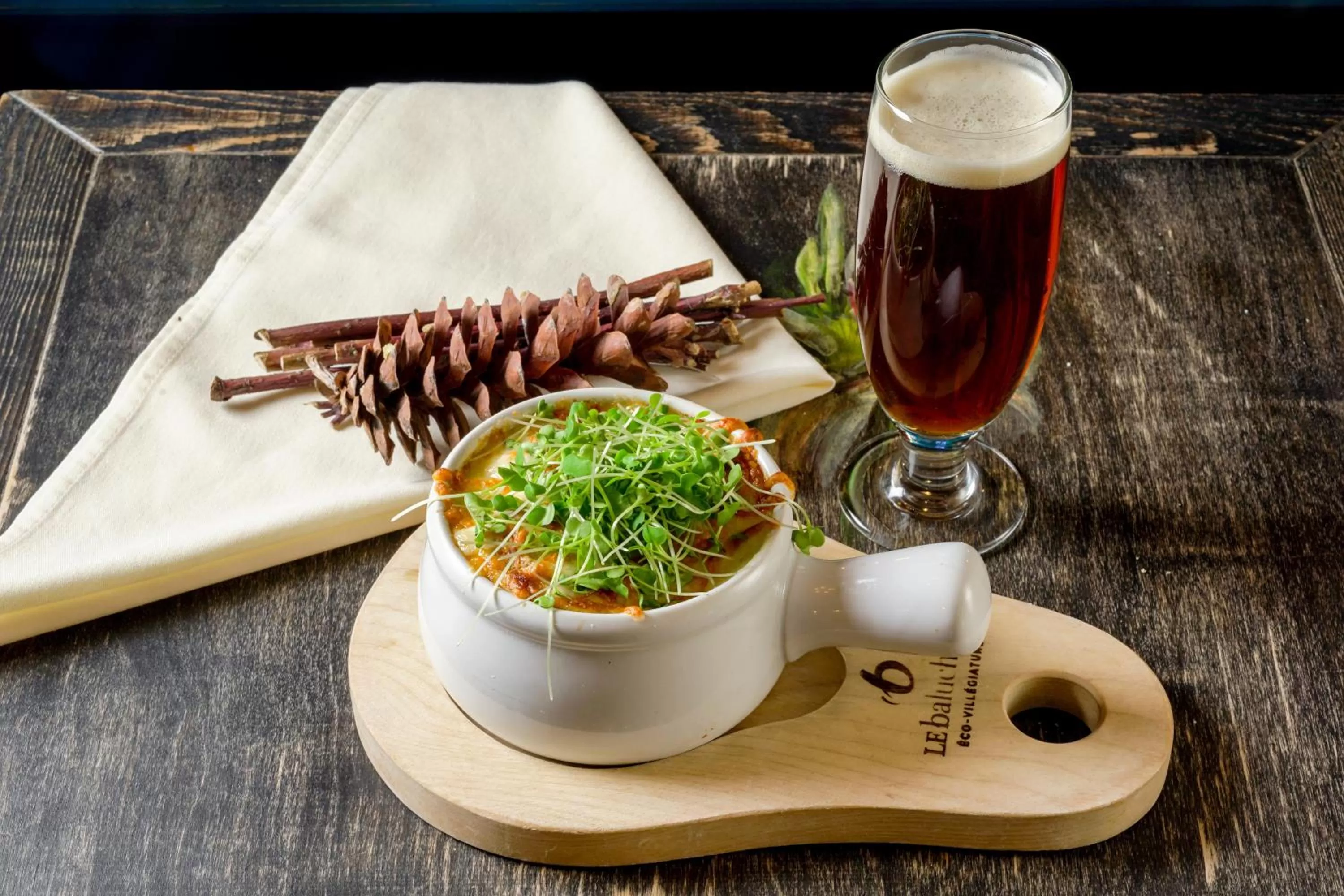 Restaurant/places to eat in Le Baluchon Éco-villégiature