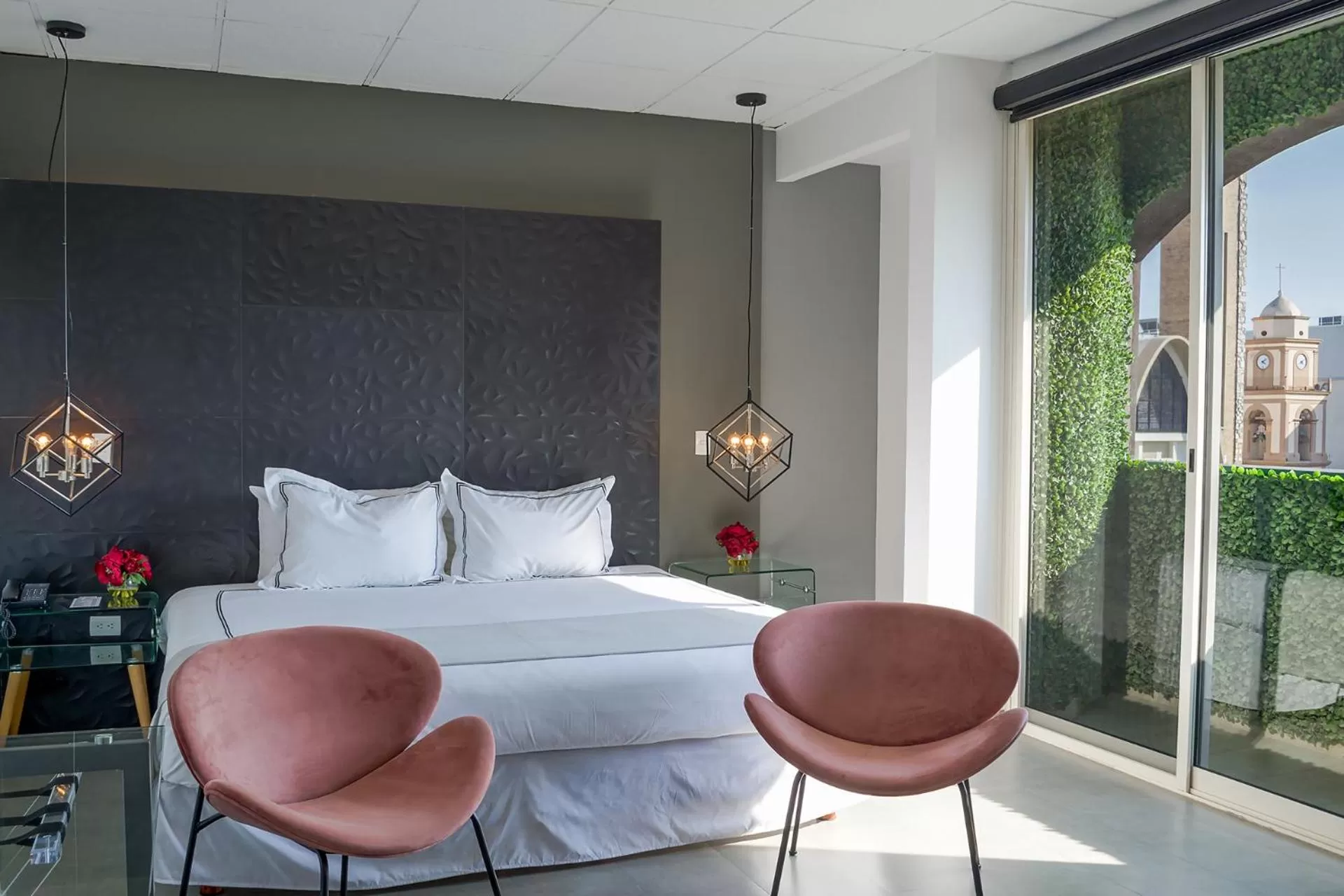 Bed in Hotel Posada San Antonio