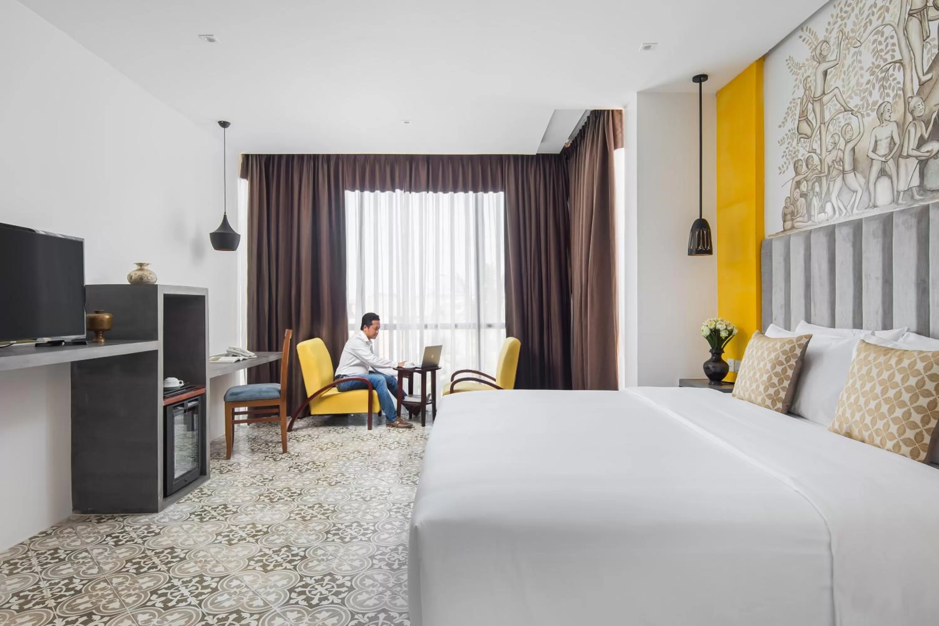 Bedroom, Bed in Siem Reap Palace Hotel & Spa