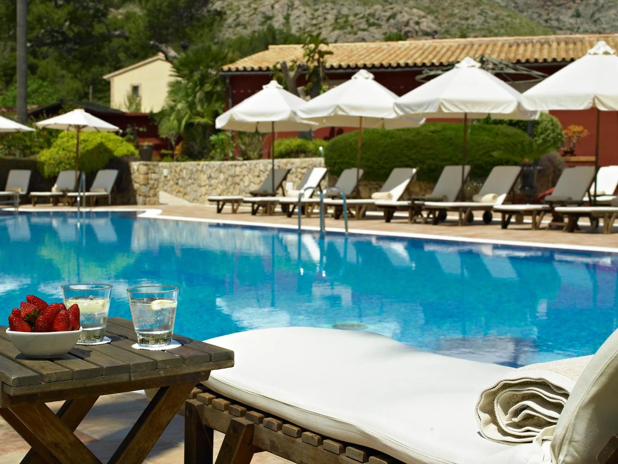 Swimming pool in Hotel Cala Sant Vicenç - Adults Only