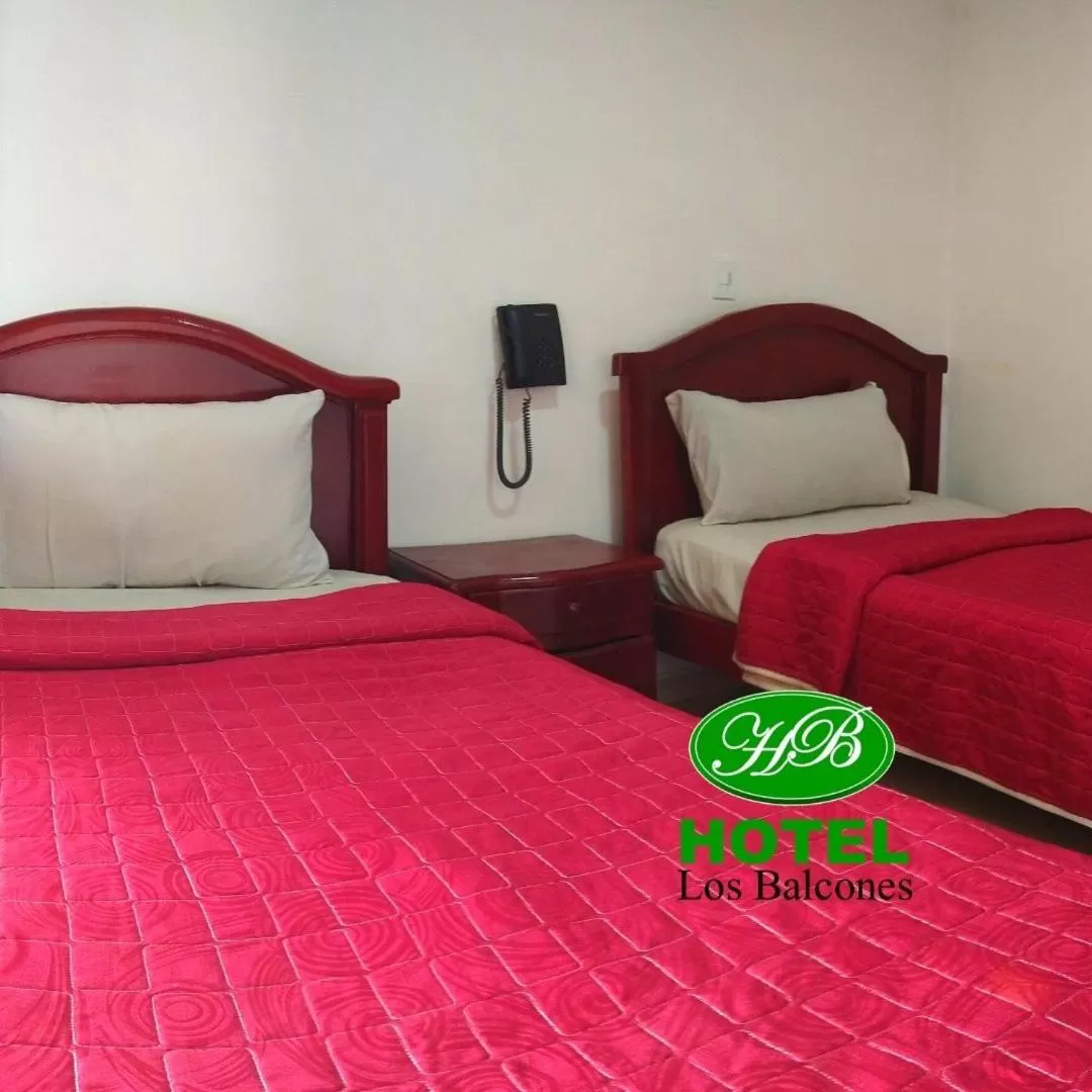 Bed in HOTEL LOS BALCONES