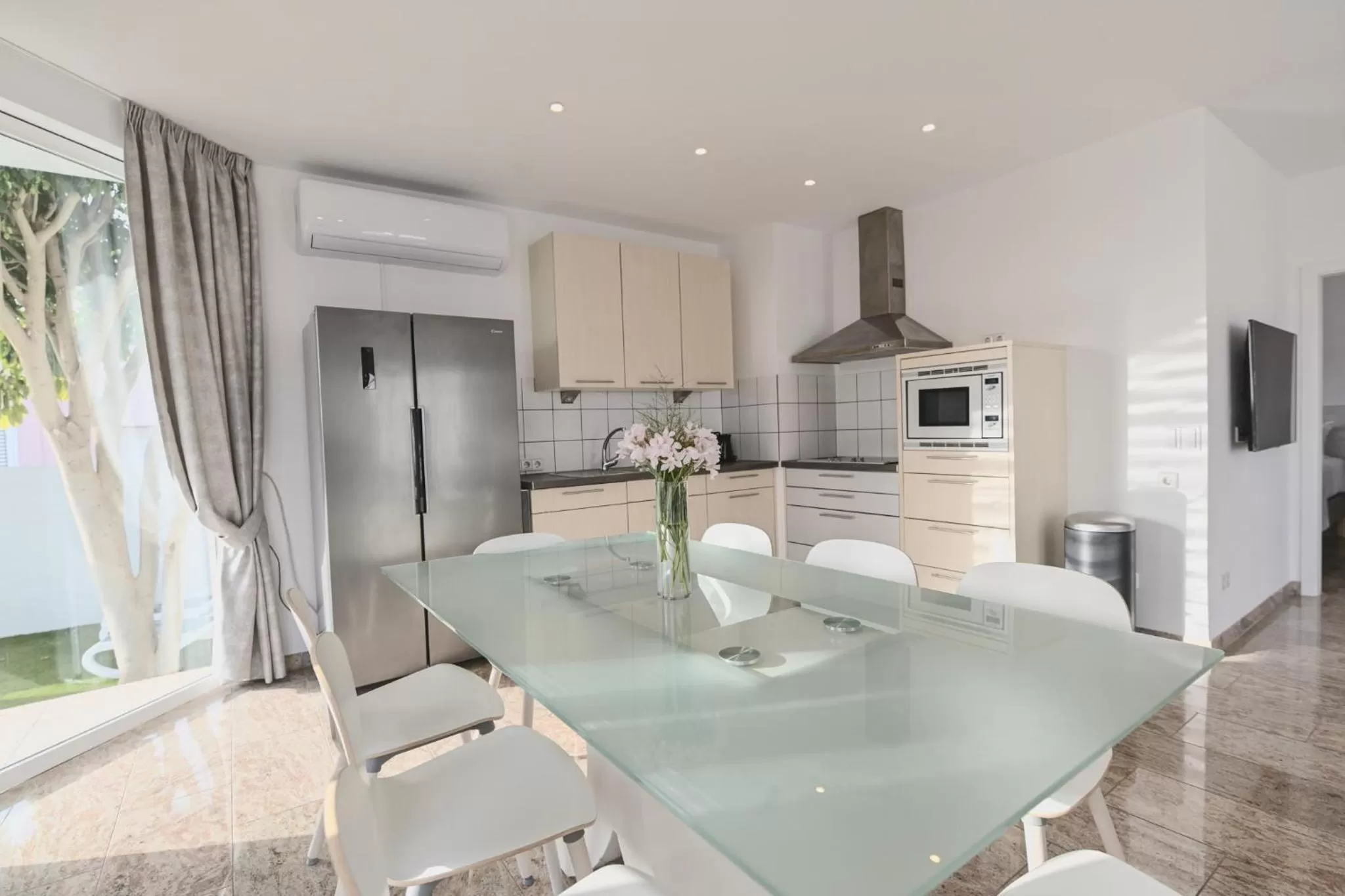 Kitchen or kitchenette in Villa Boutique Tenerife