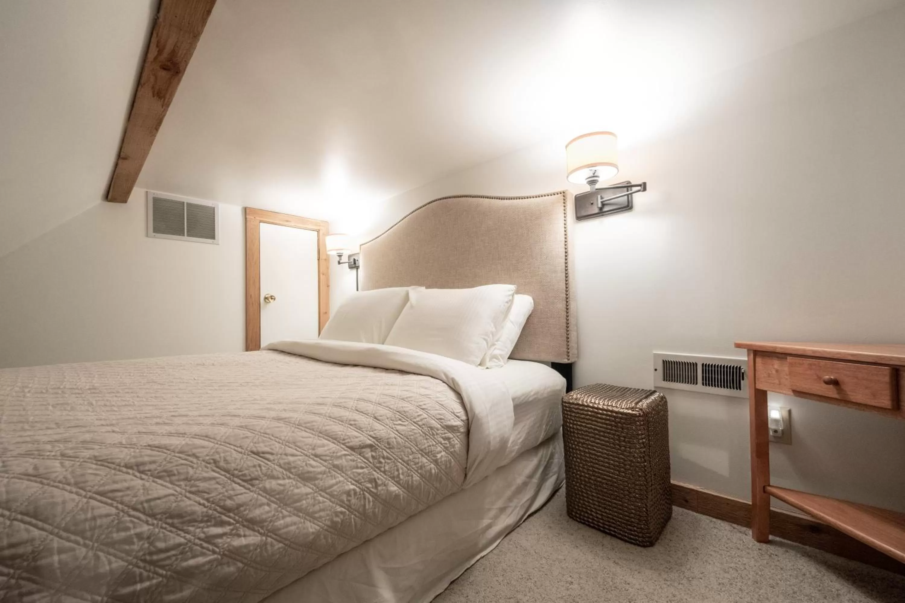 Bed in Stone Soup Inn