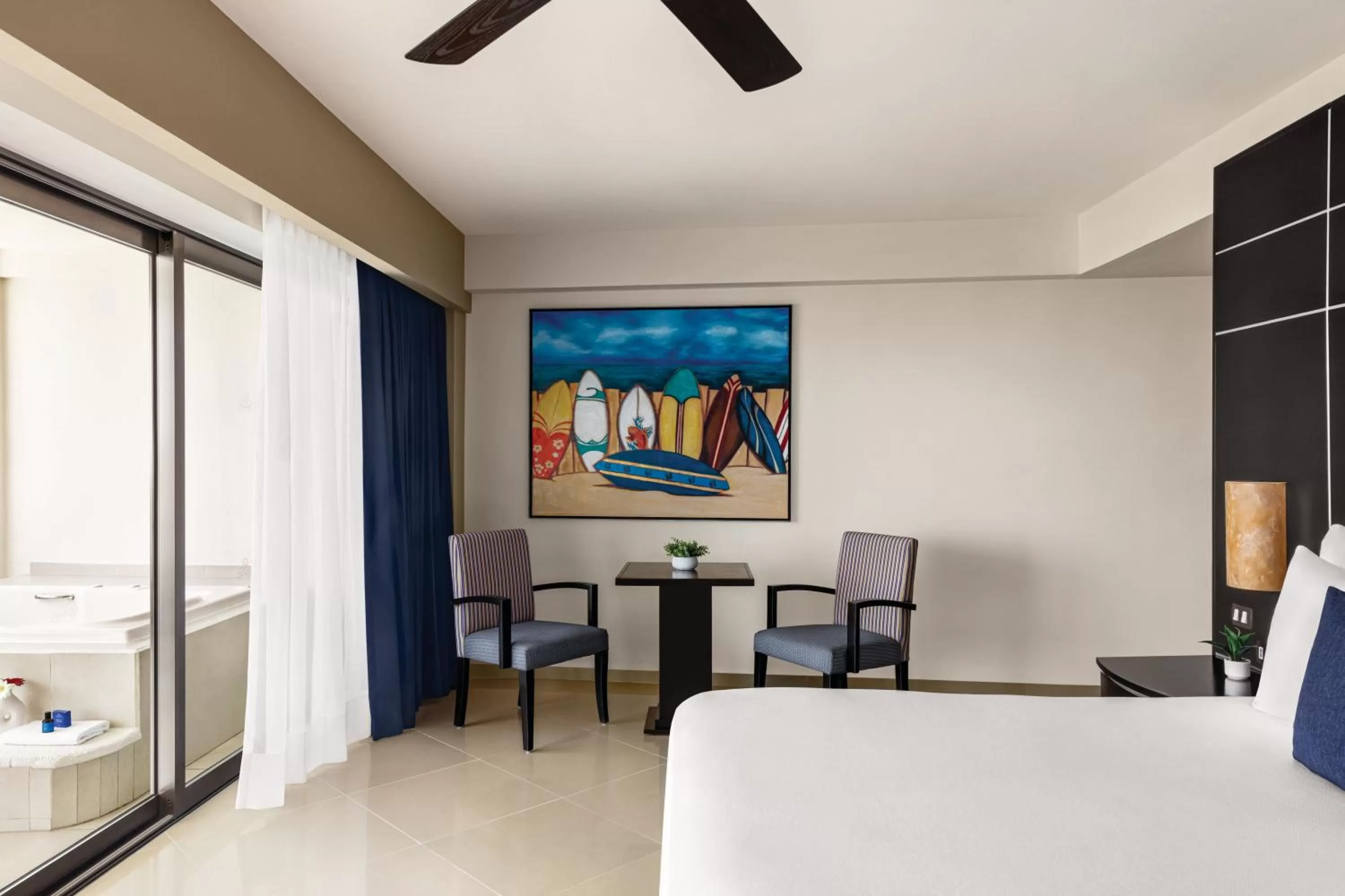 hair dresser, Bed in Seadust Cancun Family Resort - All Inclusive