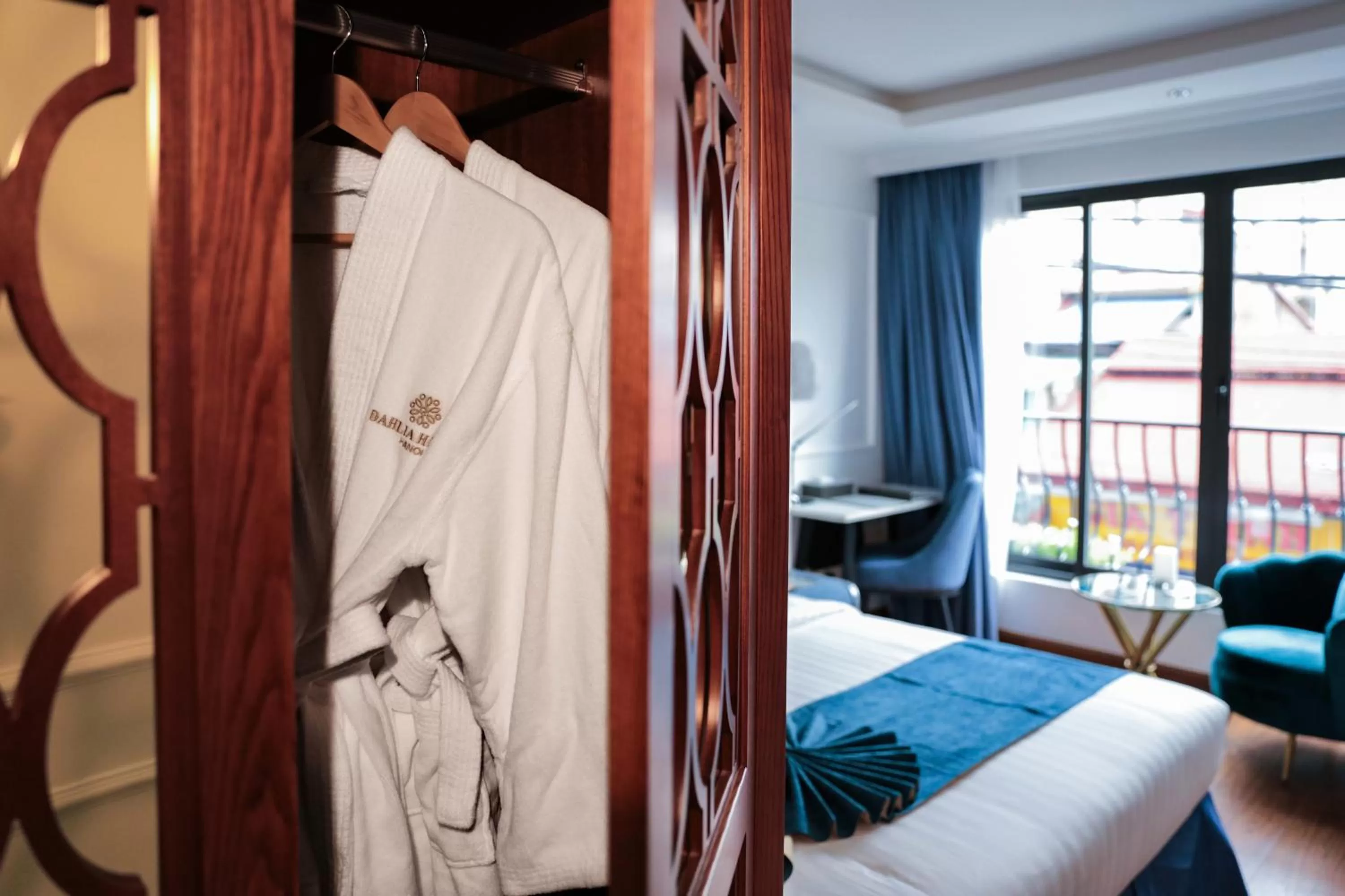 Bedroom, Bed in Hanoi Fiesta Central Hotel and Spa