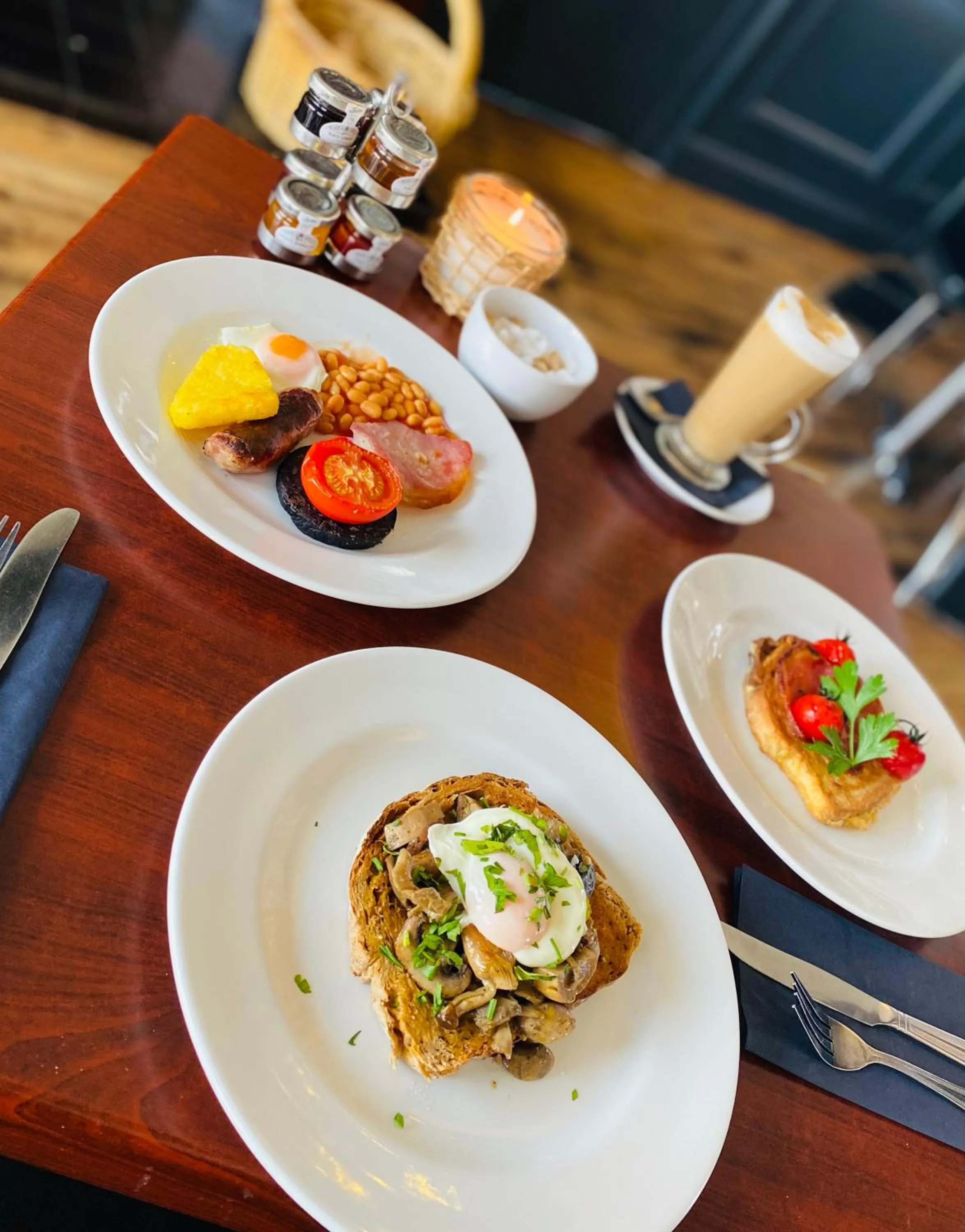 Food in The Lilly Restaurant With Rooms