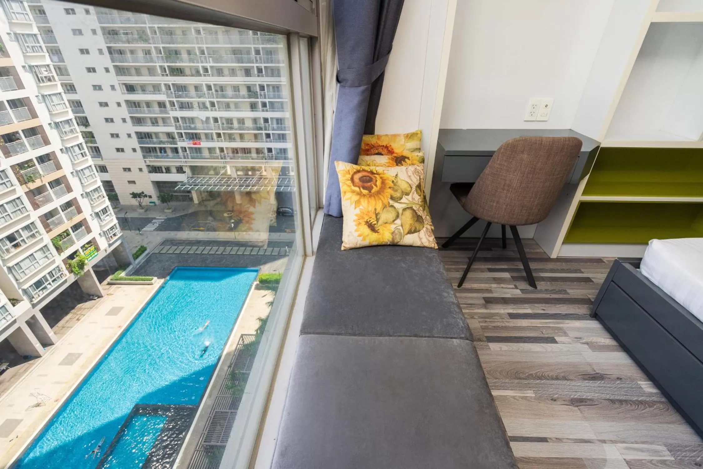 Pool View in Convinia Apartment