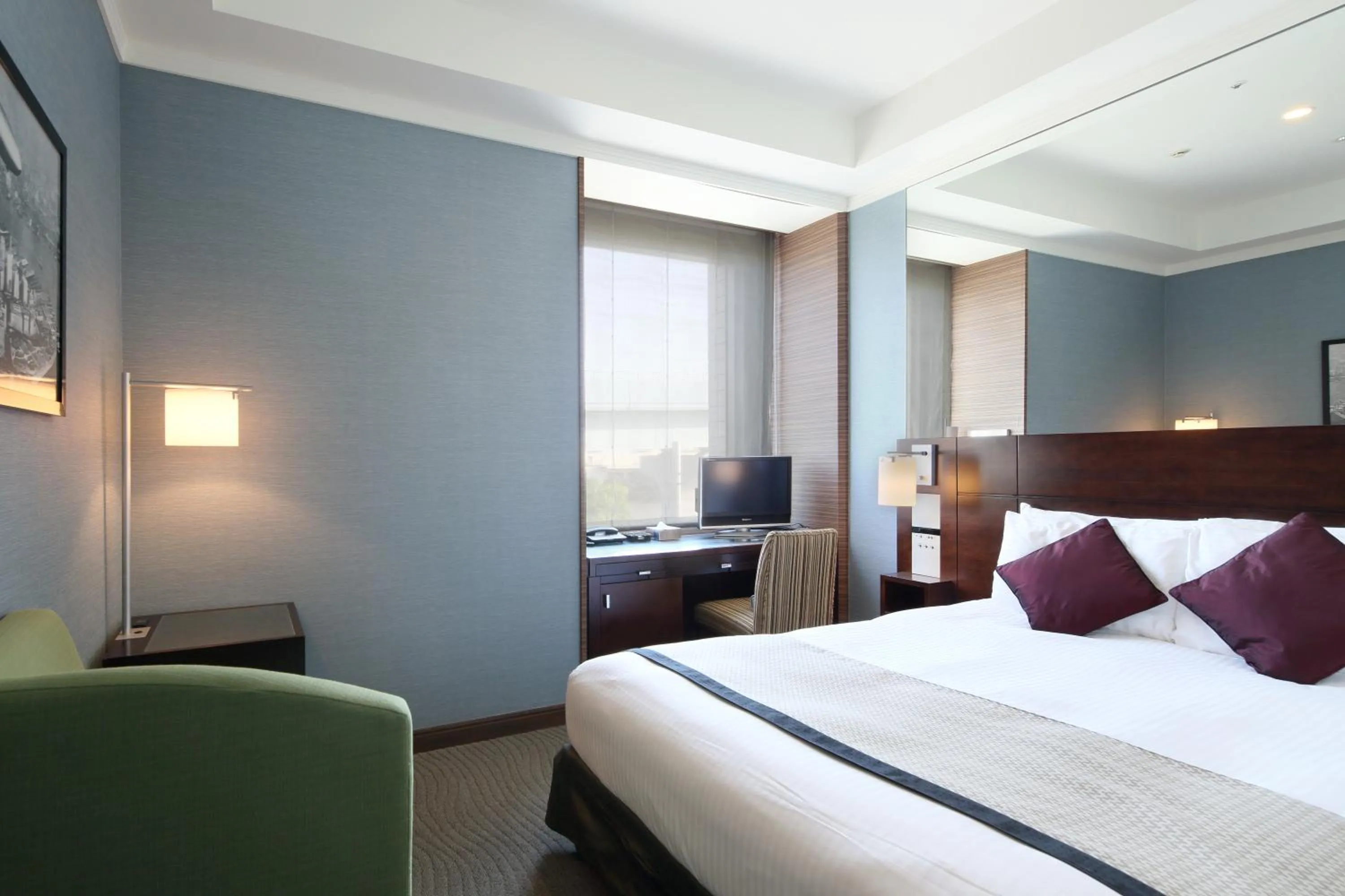 Bed in Hotel Trusty Tokyo Bayside